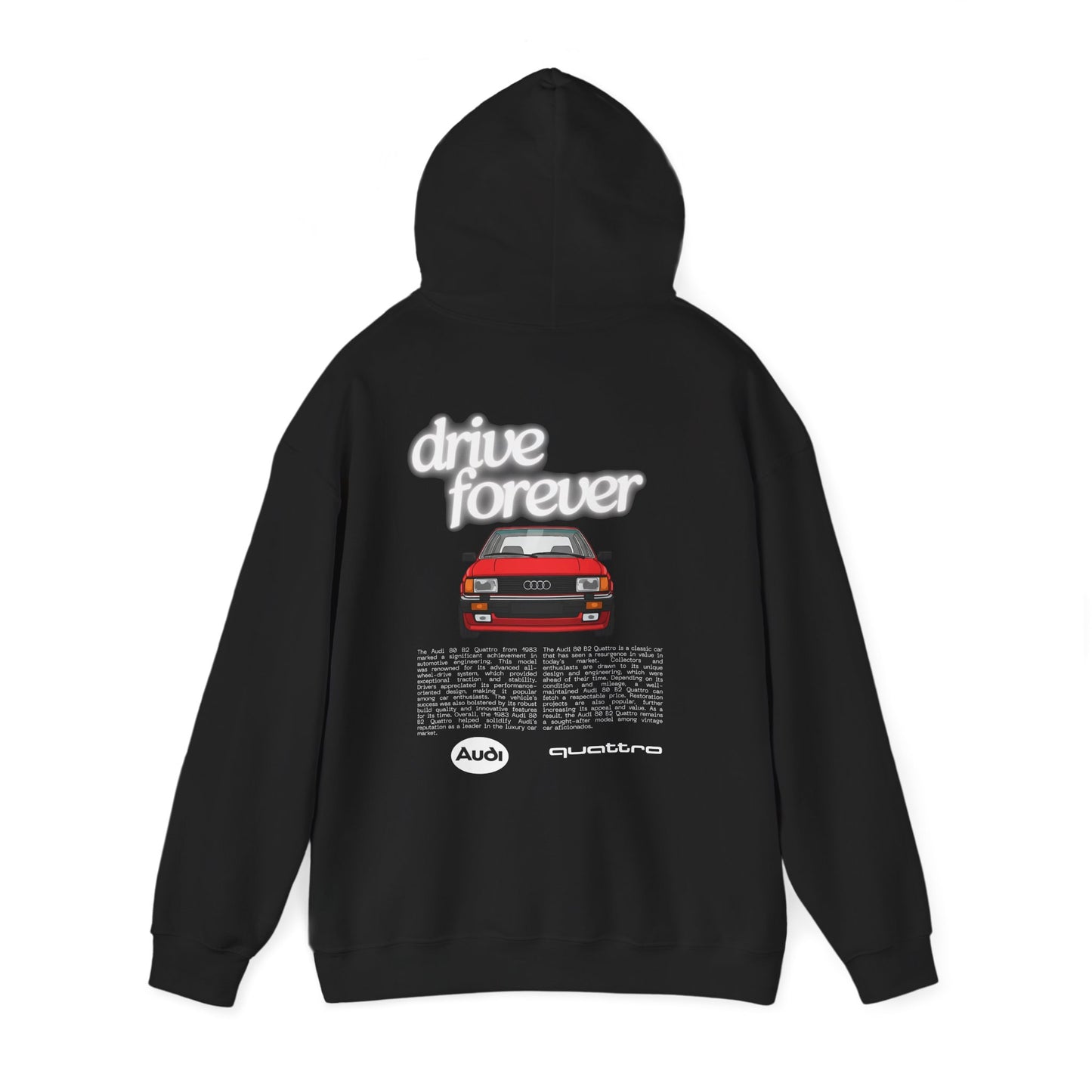 Audi 80 B2 Quattro Hoodie - Unisex Sweatshirt