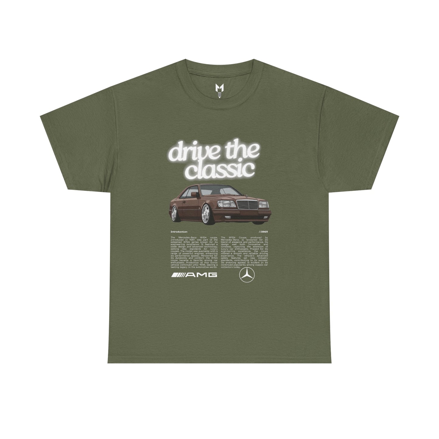 Vintage Retro Unisex Tee - MB W124 Classic