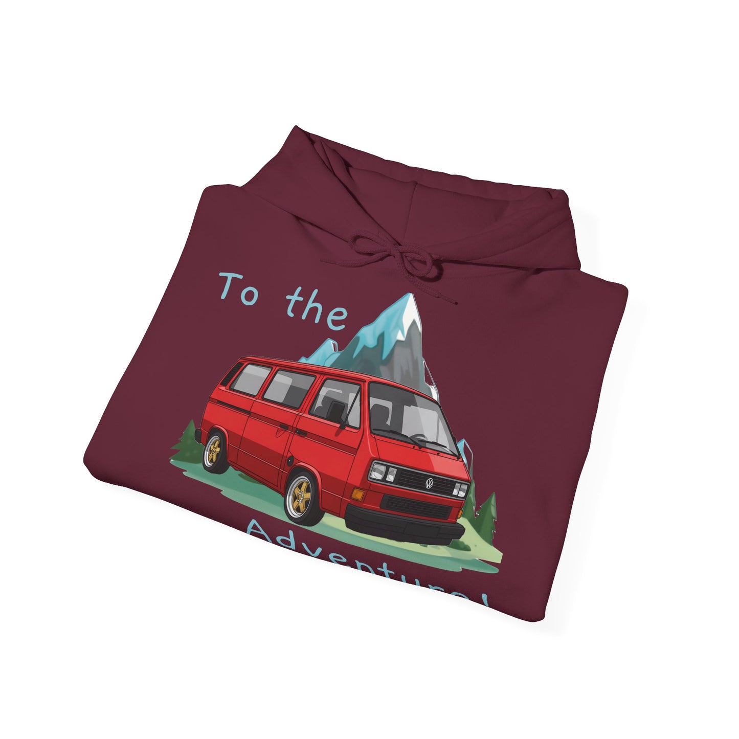 Van Trip Retro Mountain Hooded Sweatshirt