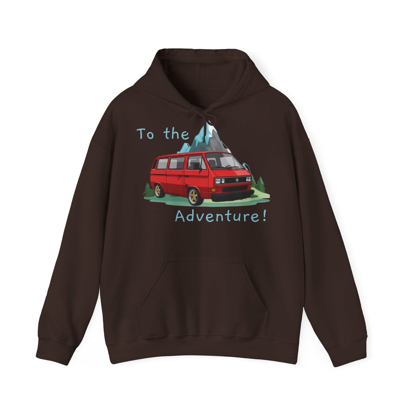 Van Trip Retro Mountain Hooded Sweatshirt