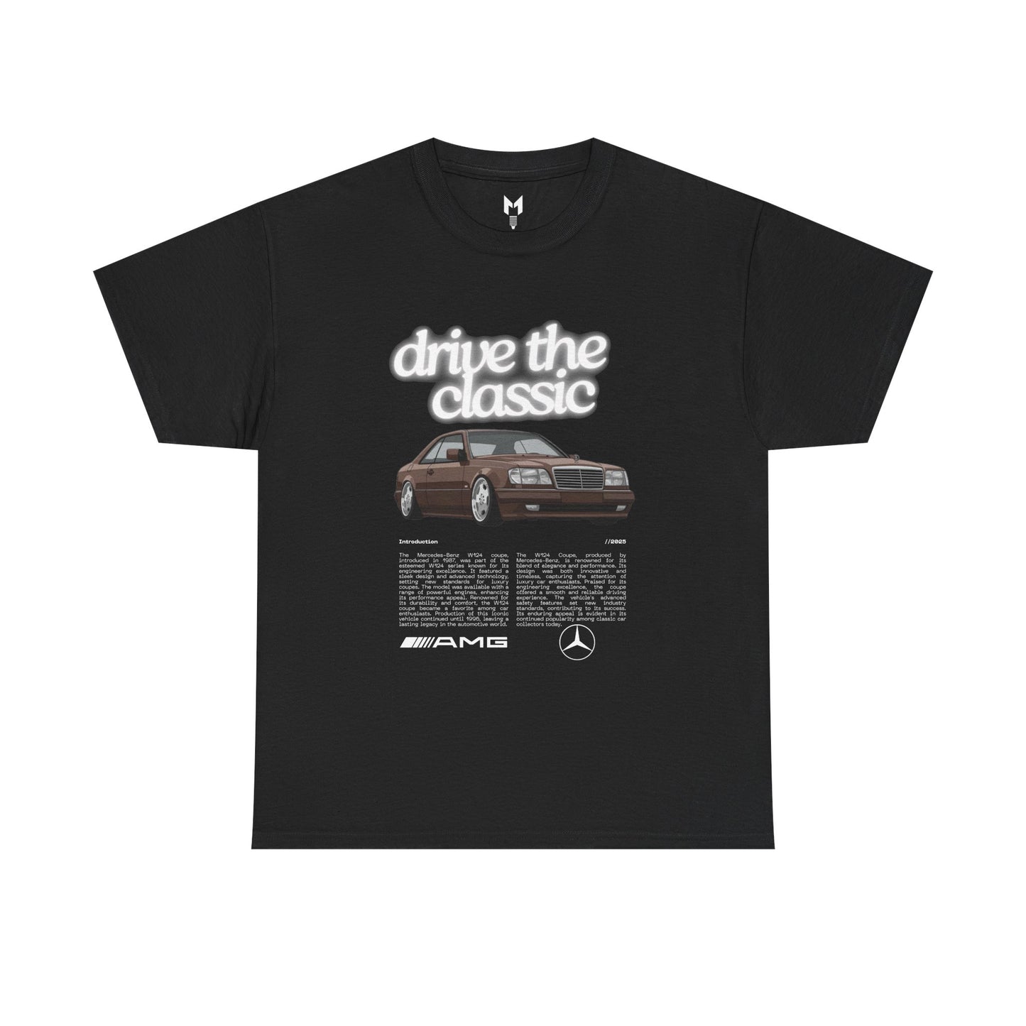 Vintage Retro Unisex Tee - MB W124 Classic