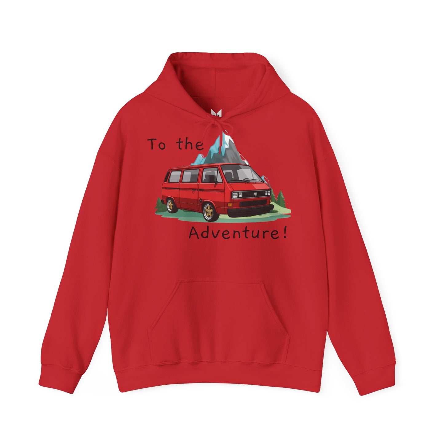 Van Trip Retro Mountain Hooded Sweatshirt