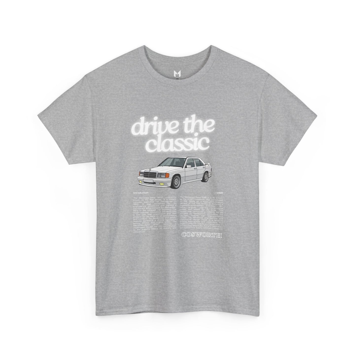 Vintage Retro Unisex Tee - Classic w201 Design