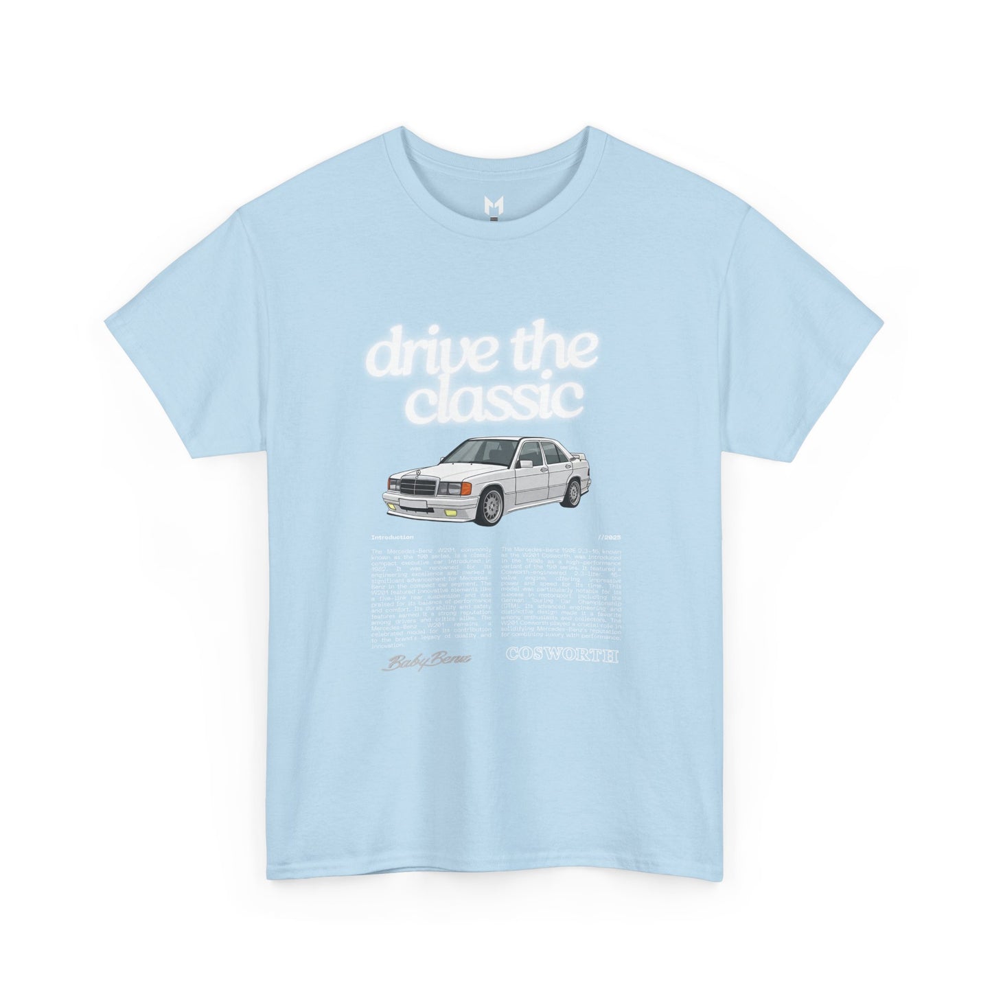 Vintage Retro Unisex Tee - Classic w201 Design