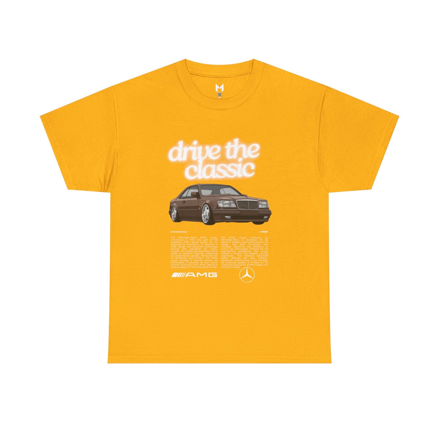Vintage Retro Unisex Tee - MB W124 Classic