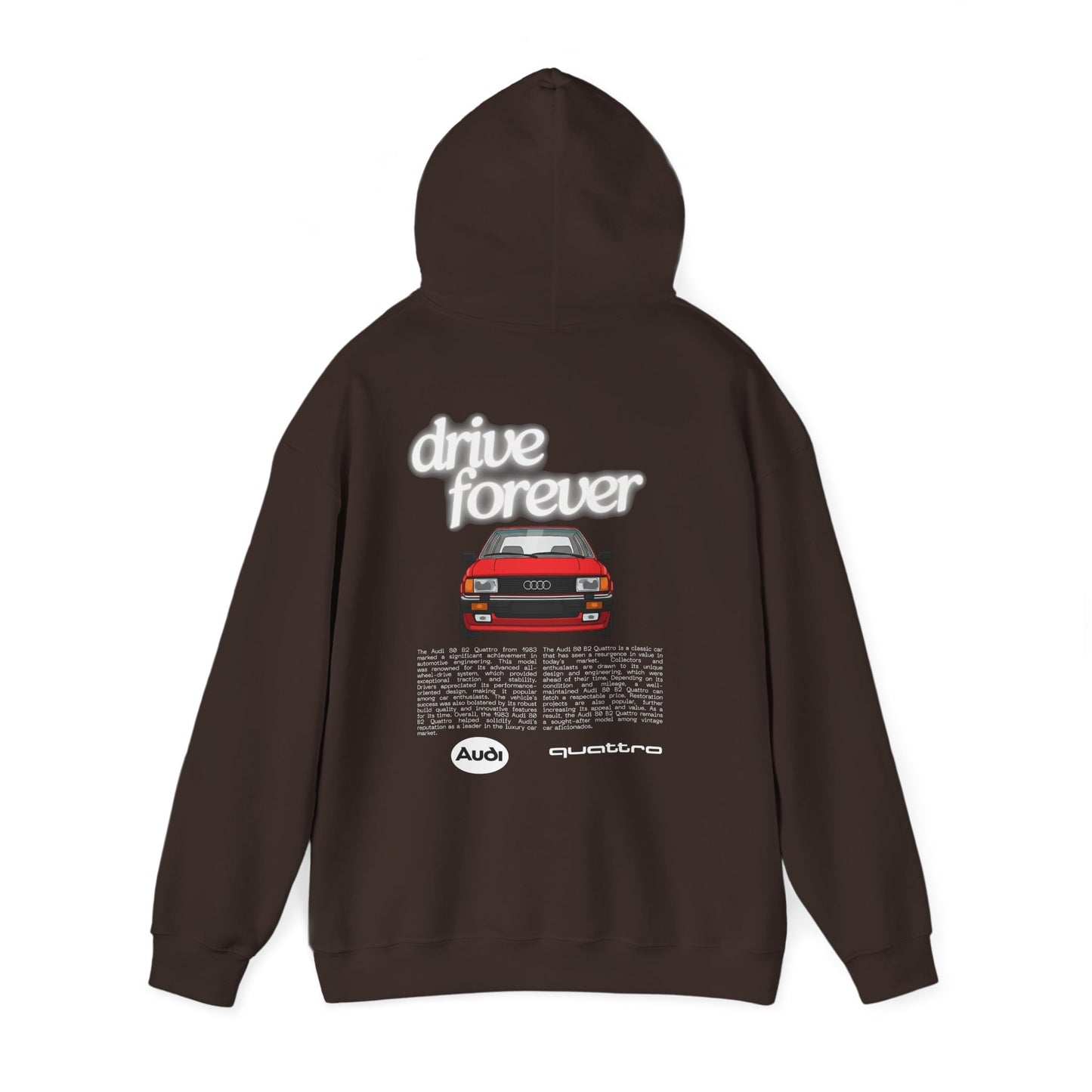 Audi 80 B2 Quattro Hoodie - Unisex Sweatshirt