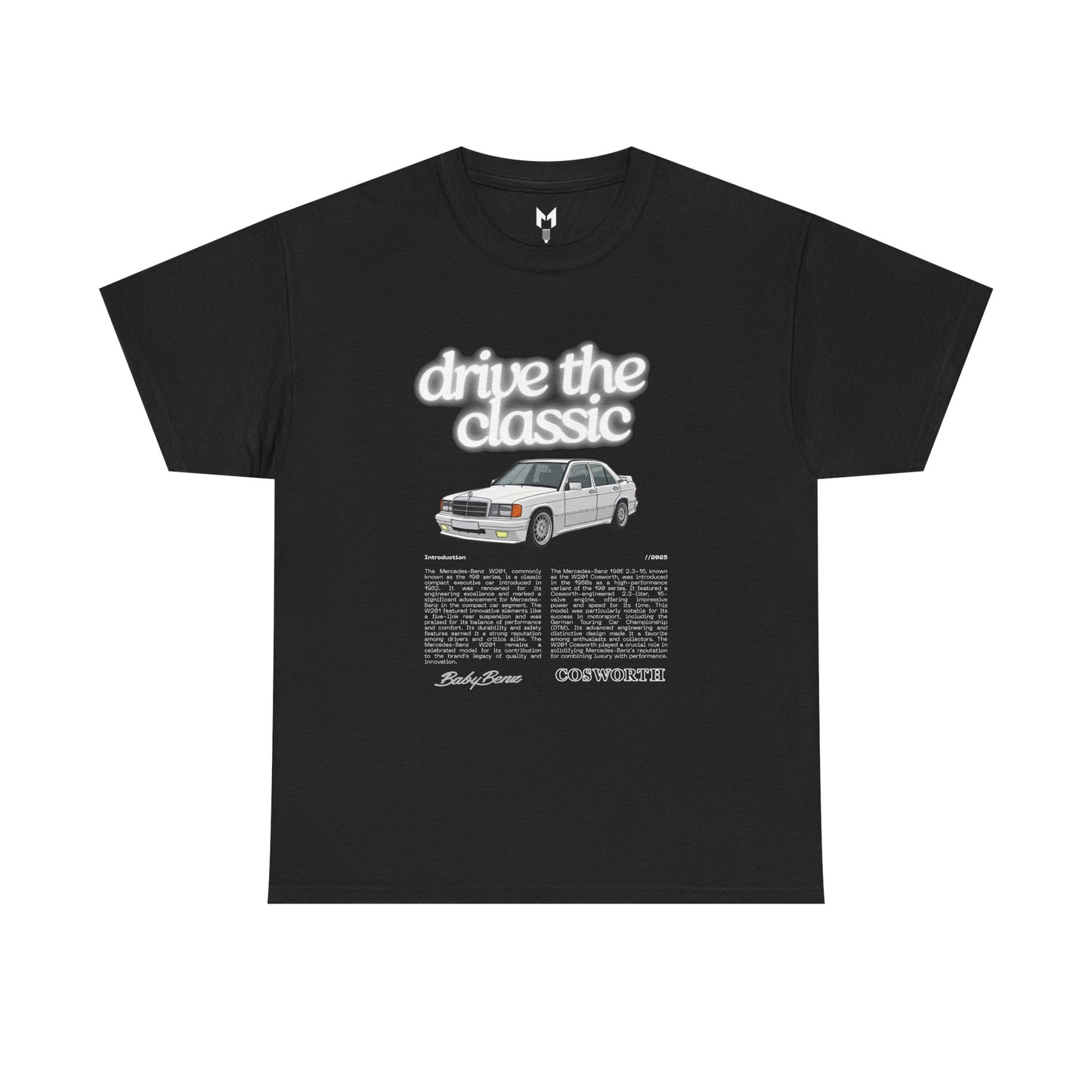 Vintage Retro Unisex Tee - Classic w201 Design