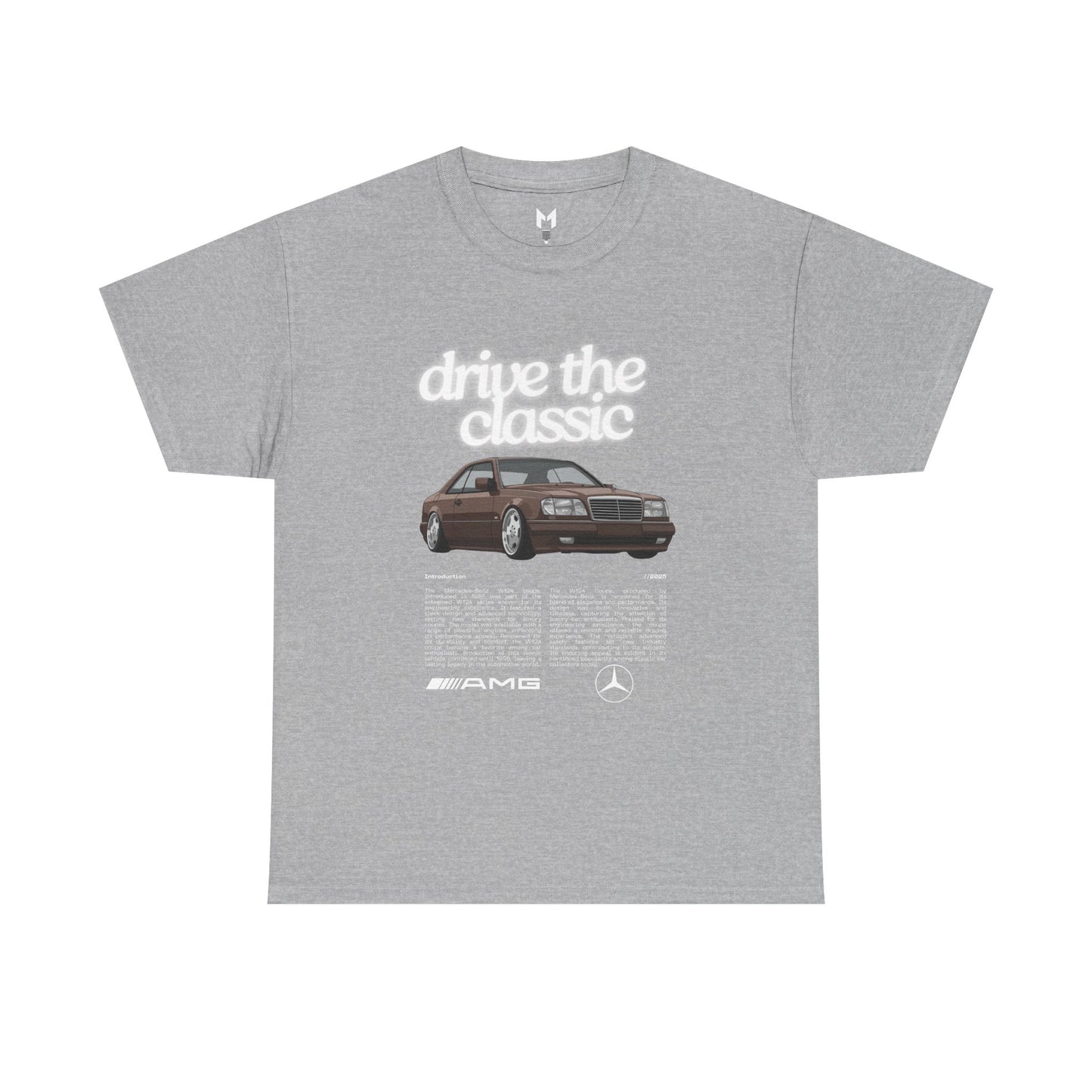 Vintage Retro Unisex Tee - MB W124 Classic