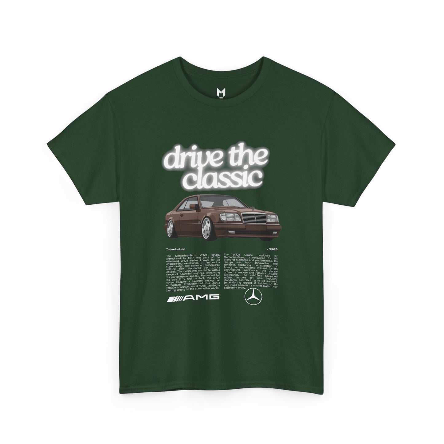 Vintage Retro Unisex Tee - MB W124 Classic