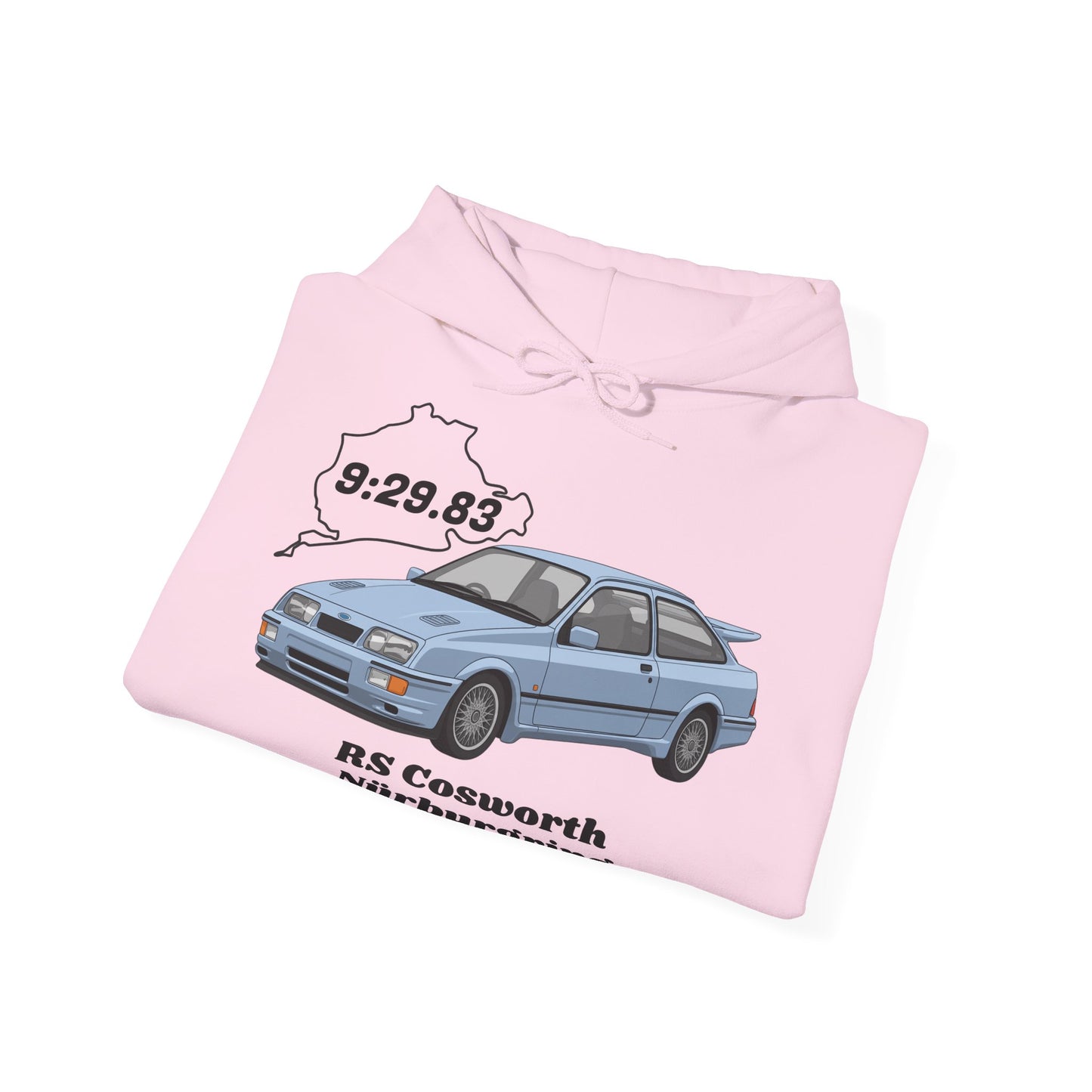 Hooded Sweatshirt - RS Cosworth Track Nurburgring Race