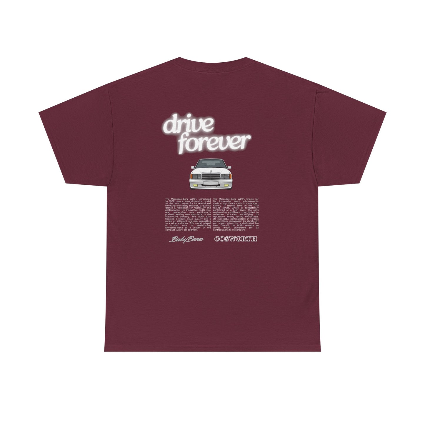 Vintage Retro Unisex Tee - Classic w201 Design