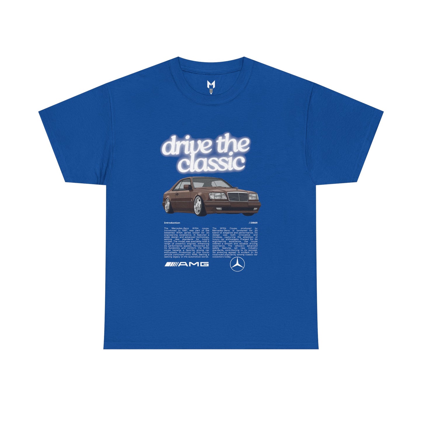 Vintage Retro Unisex Tee - MB W124 Classic