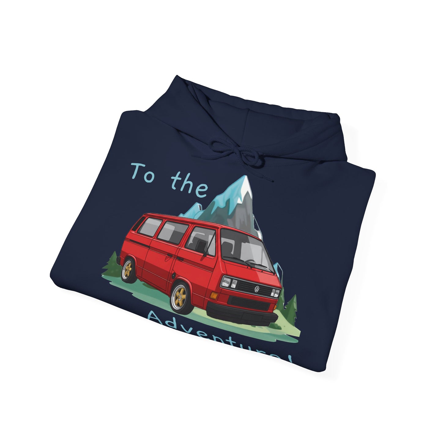 Van Trip Retro Mountain Hooded Sweatshirt