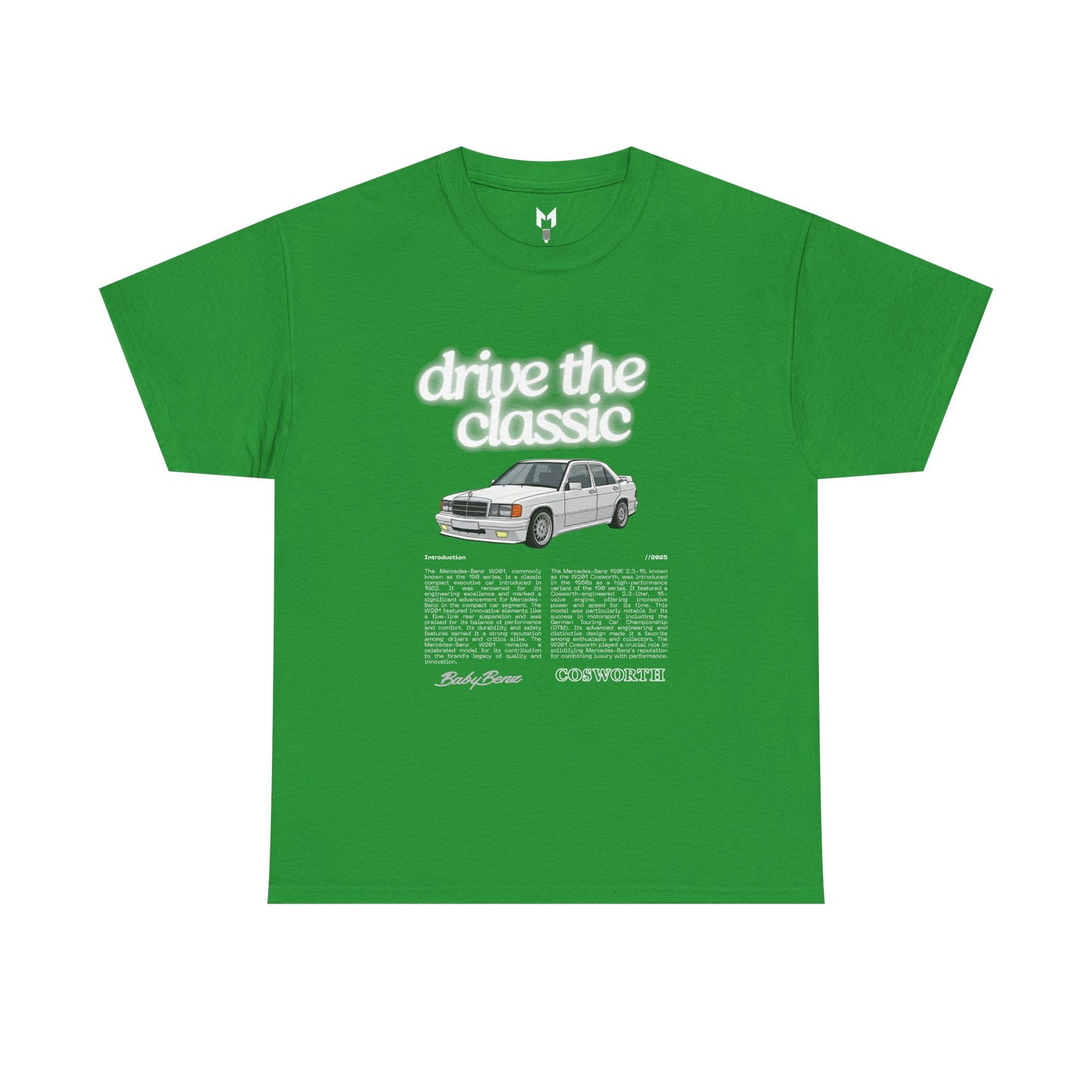 Vintage Retro Unisex Tee - Classic w201 Design