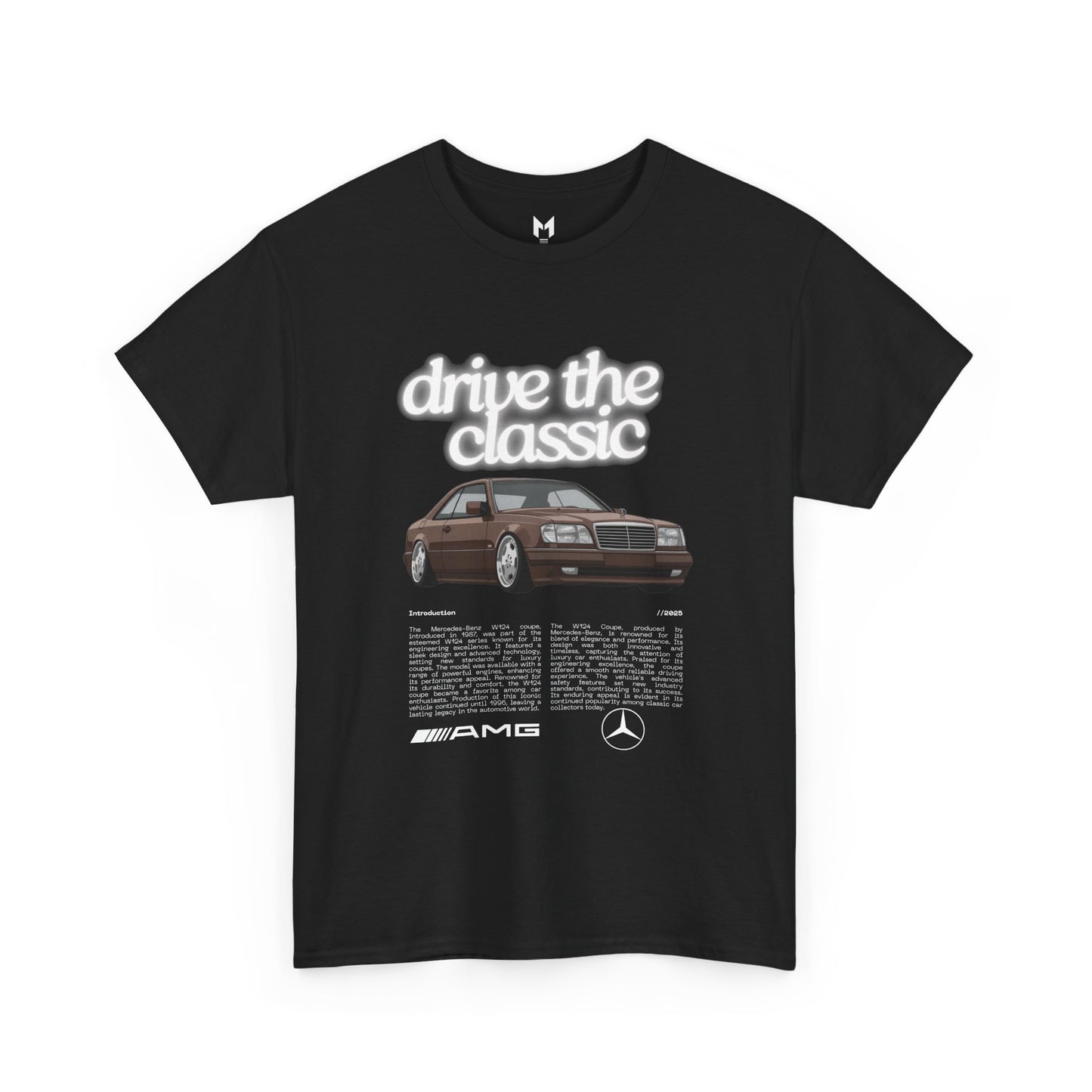 Vintage Retro Unisex Tee - MB W124 Classic