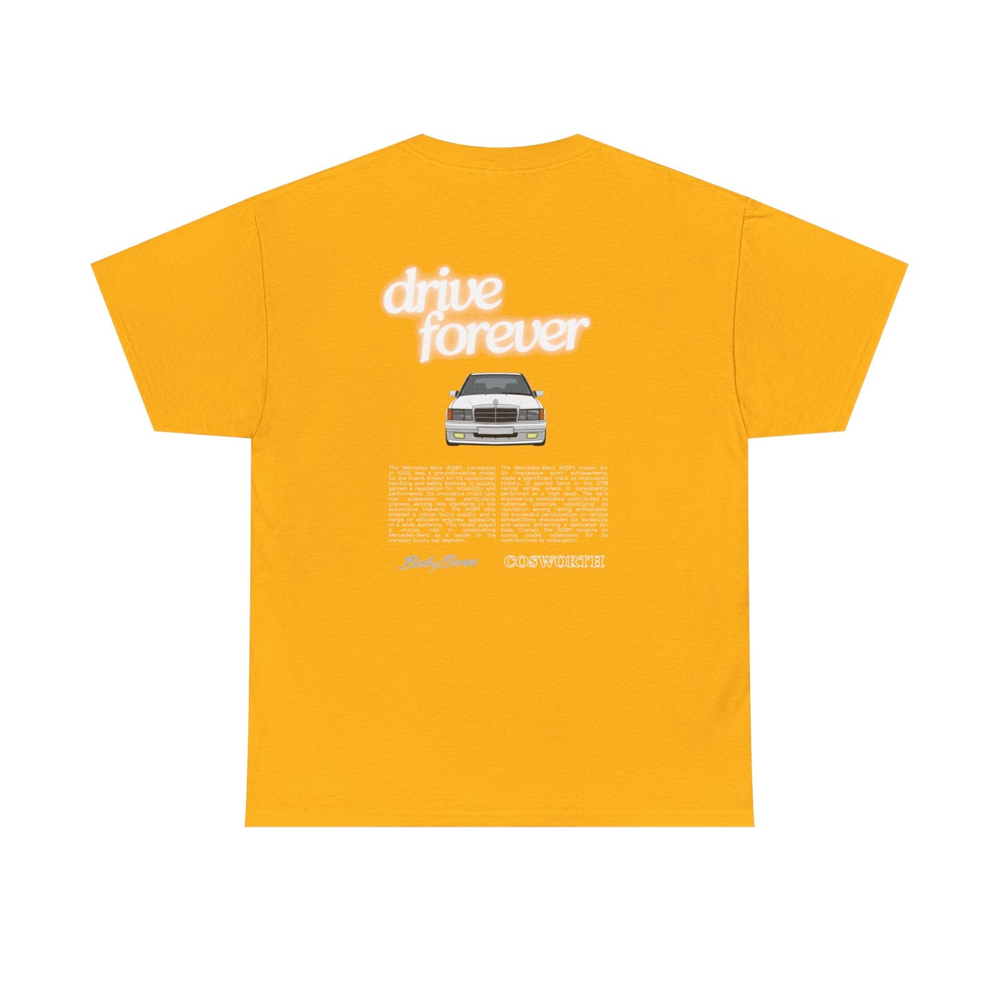 Vintage Retro Unisex Tee - Classic w201 Design