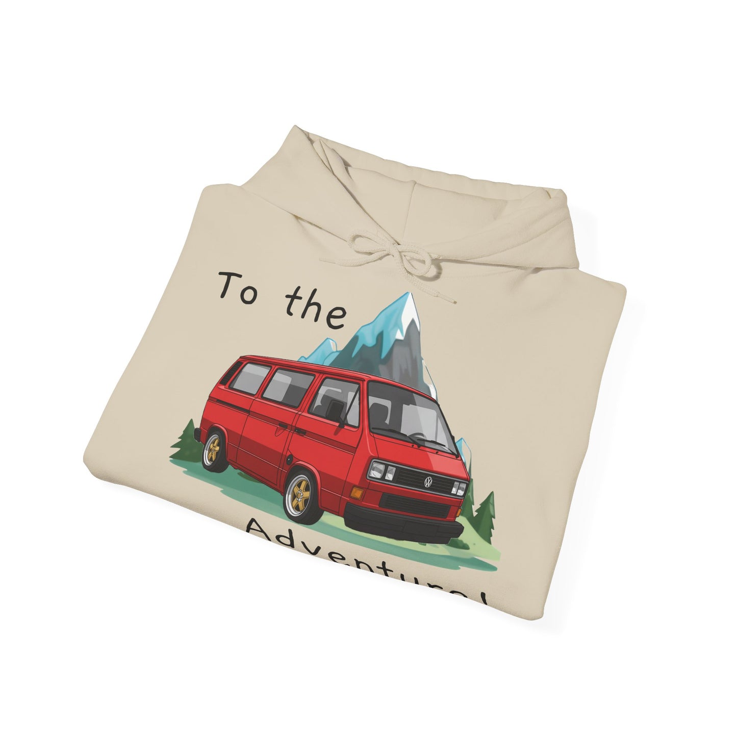 Van Trip Retro Mountain Hooded Sweatshirt