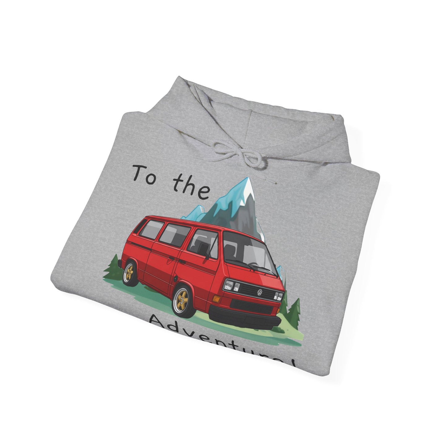 Van Trip Retro Mountain Hooded Sweatshirt
