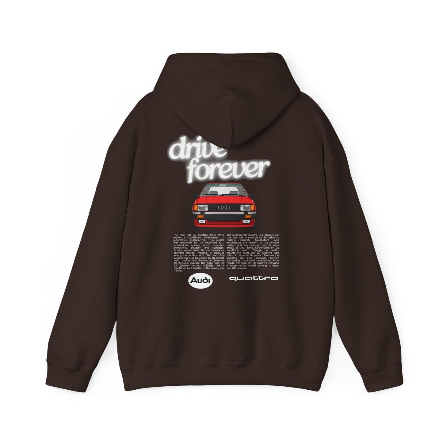 Audi 80 B2 Quattro Hoodie - Unisex Sweatshirt