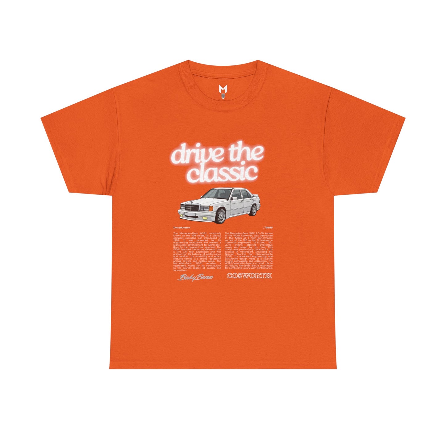 Vintage Retro Unisex Tee - Classic w201 Design