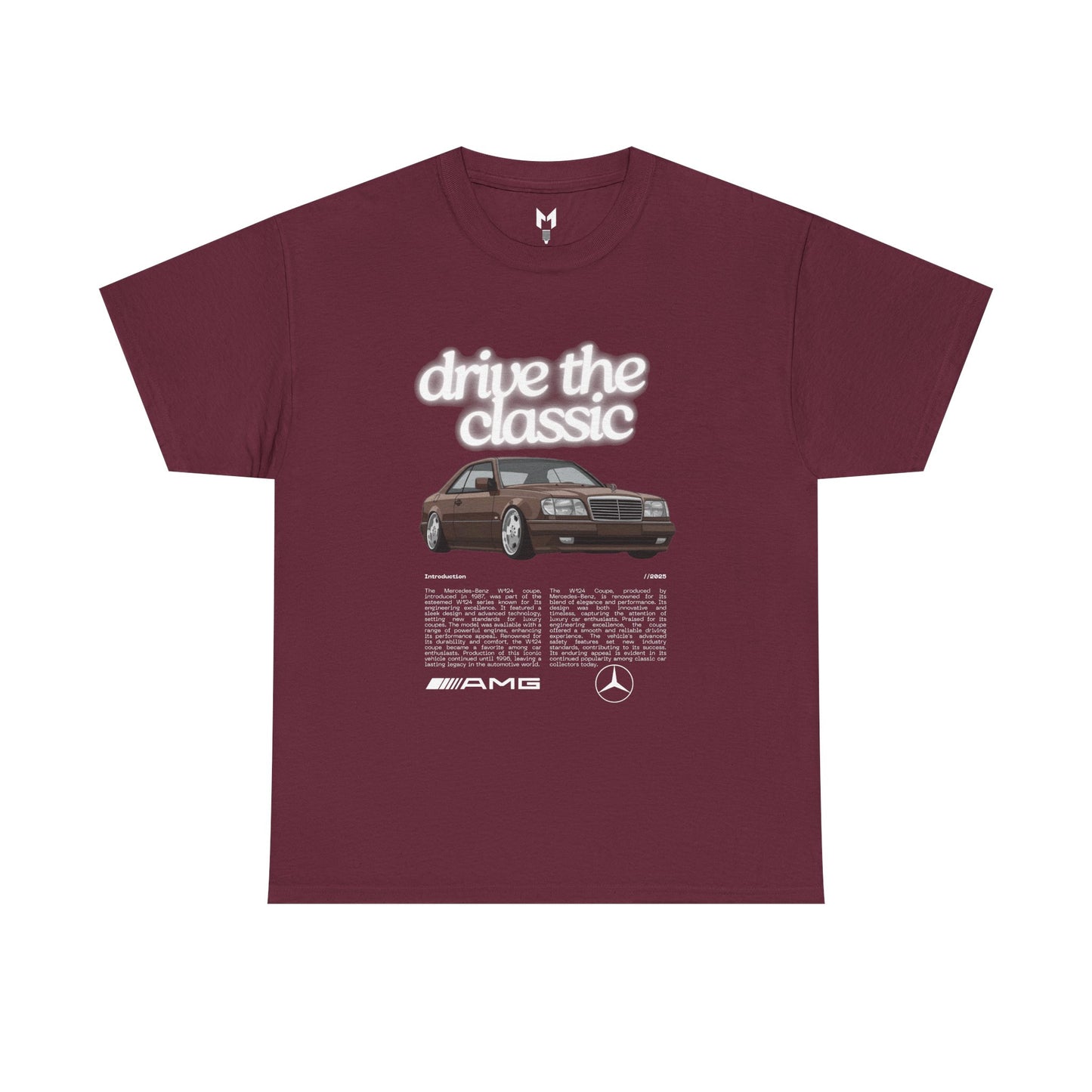 Vintage Retro Unisex Tee - MB W124 Classic
