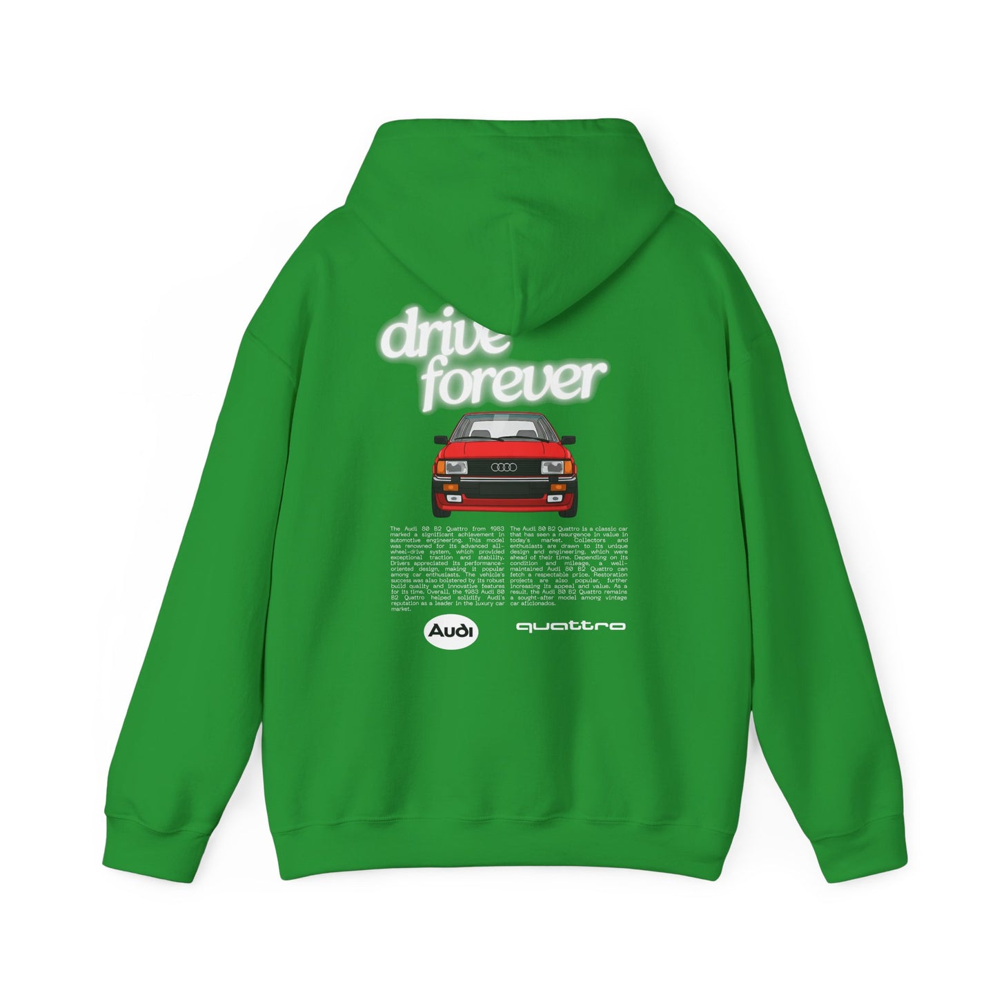 Audi 80 B2 Quattro Hoodie - Unisex Sweatshirt
