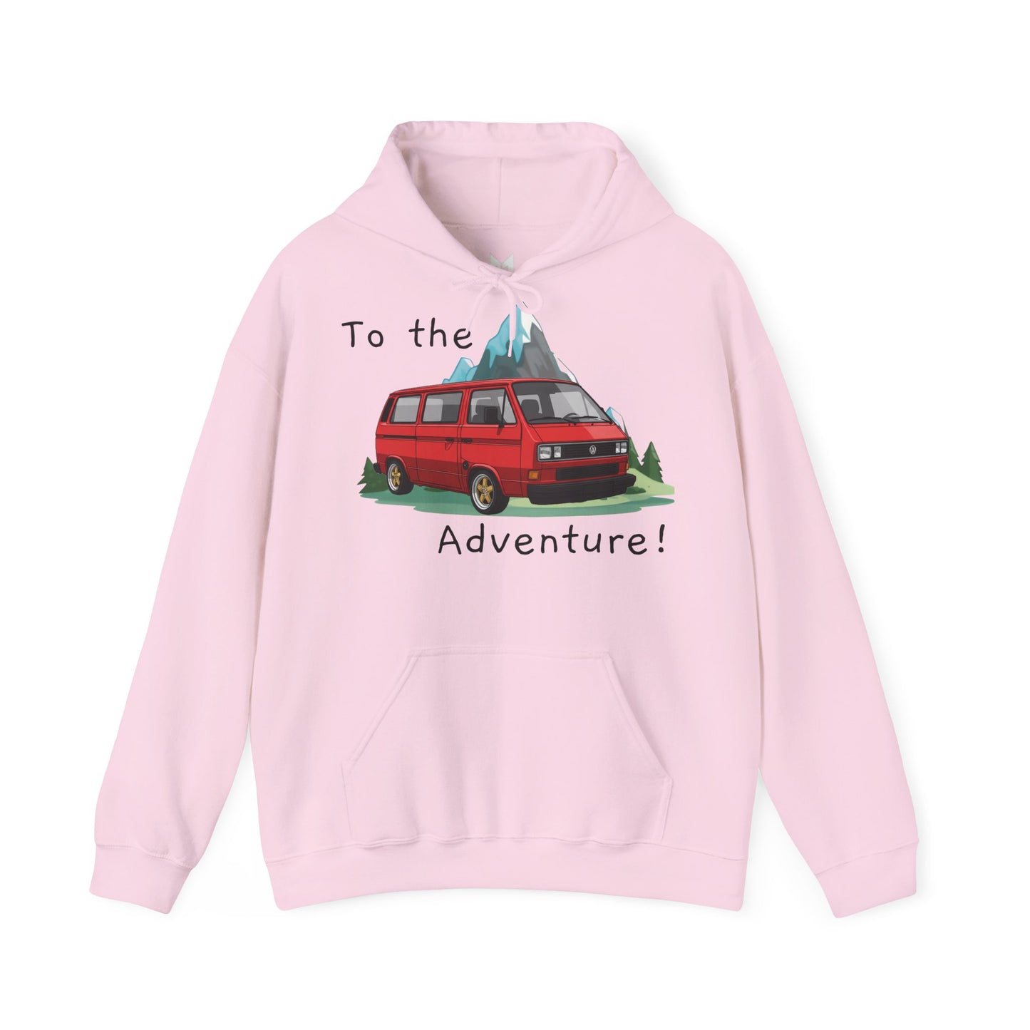 Van Trip Retro Mountain Hooded Sweatshirt