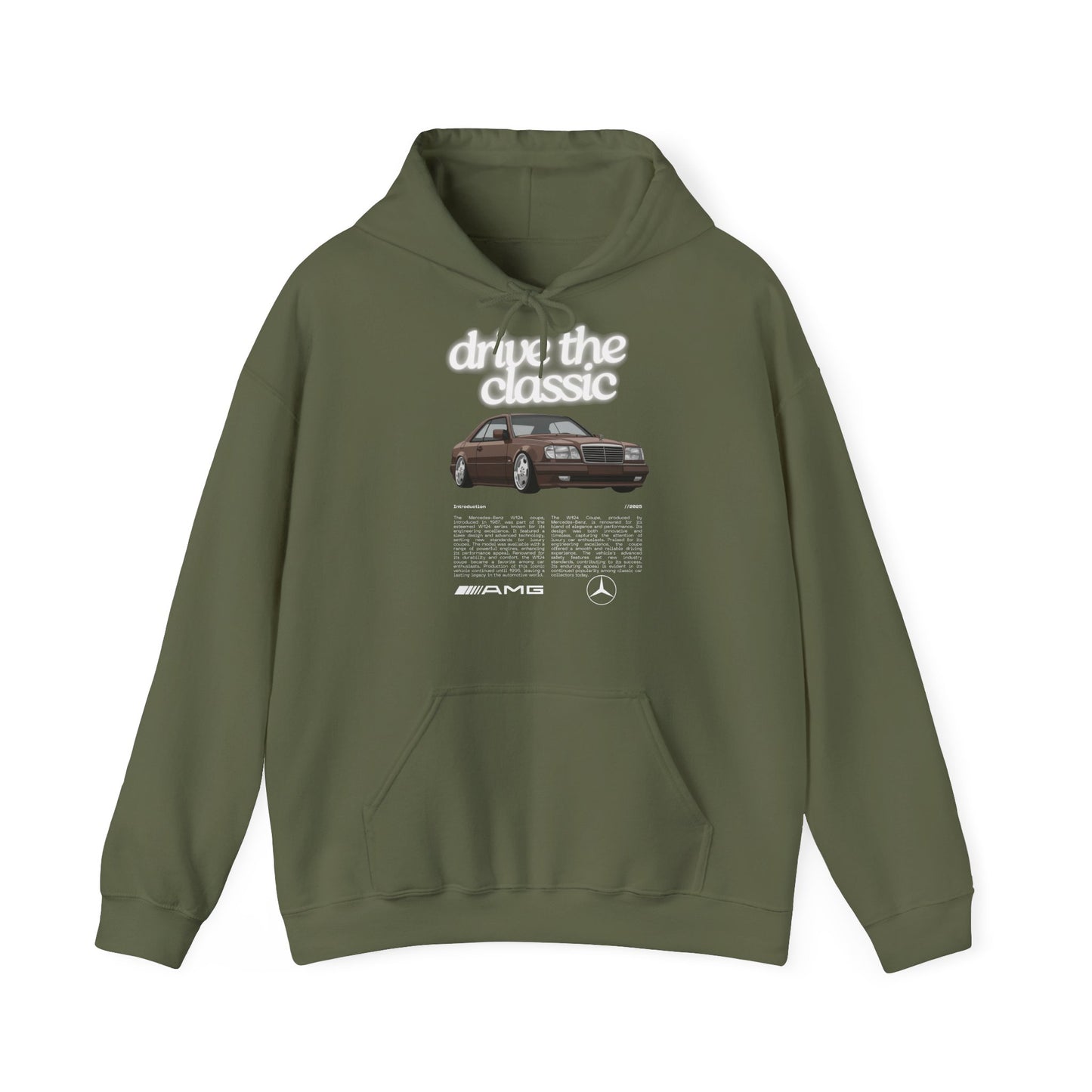 Vintage Classic Retro Hoodie - Unisex Heavy Blend™ Hooded Sweatshirt