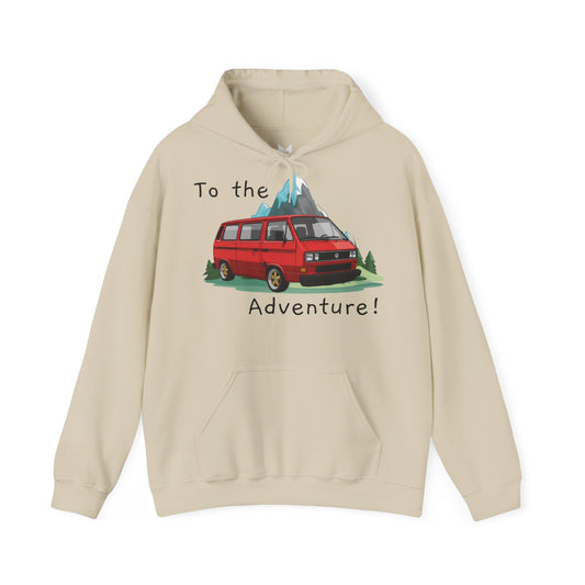 Van Trip Retro Mountain Hooded Sweatshirt