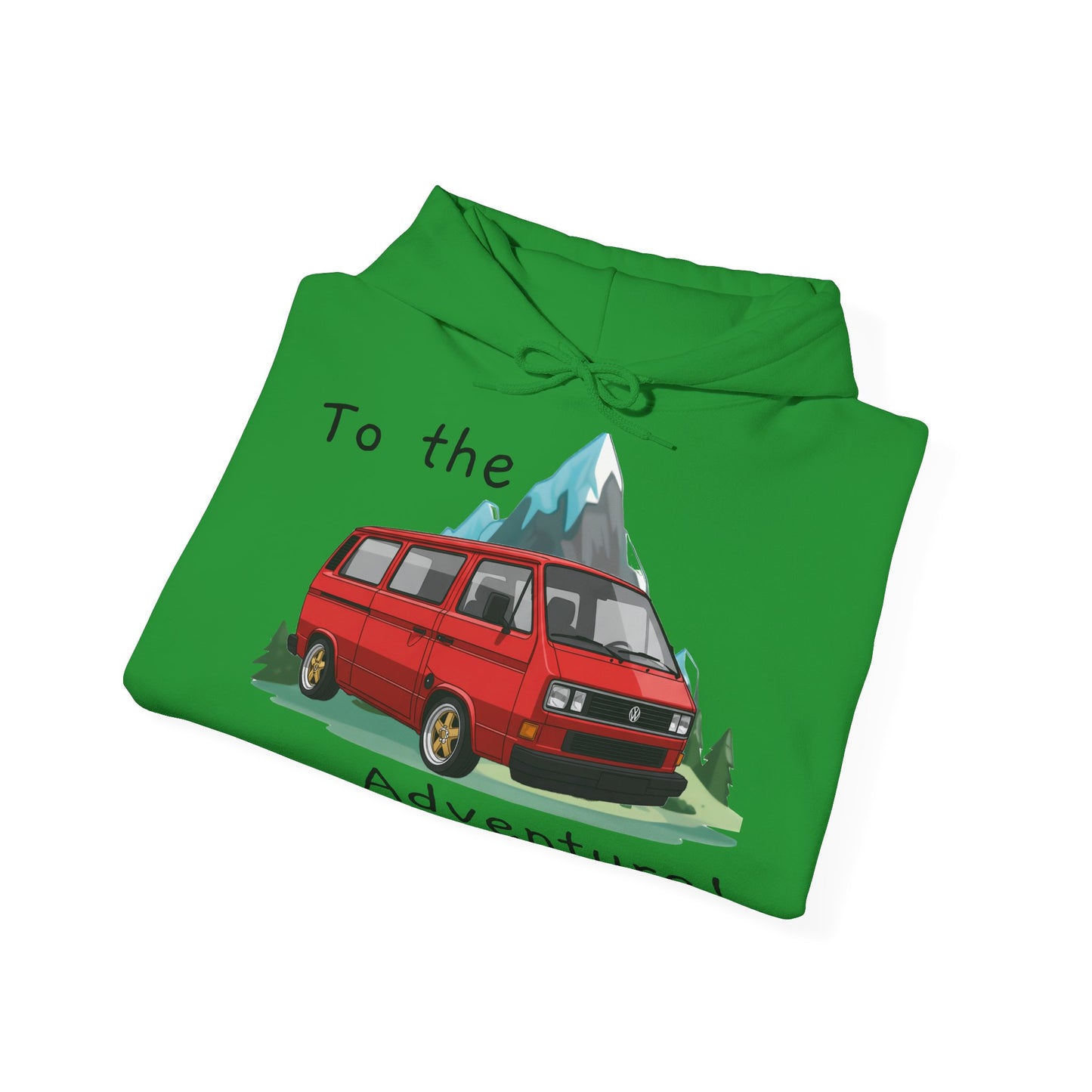 Van Trip Retro Mountain Hooded Sweatshirt