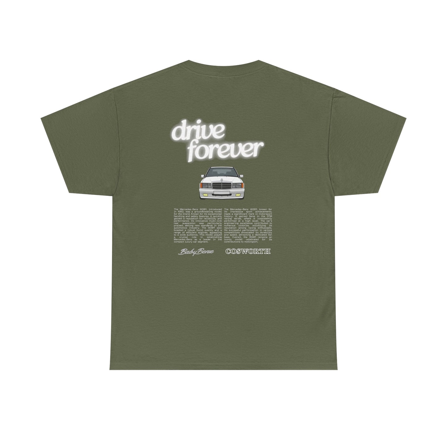 Vintage Retro Unisex Tee - Classic w201 Design