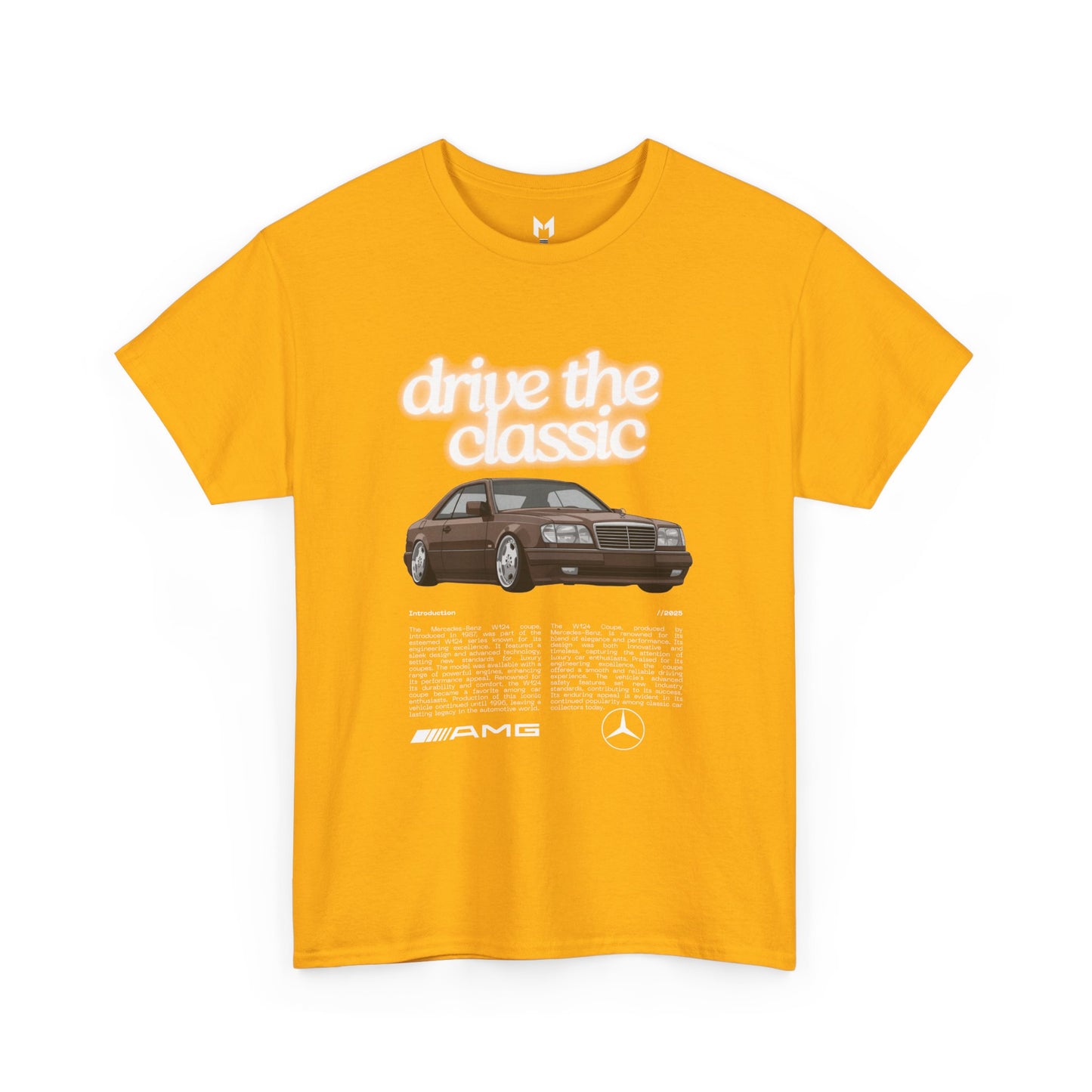 Vintage Retro Unisex Tee - MB W124 Classic