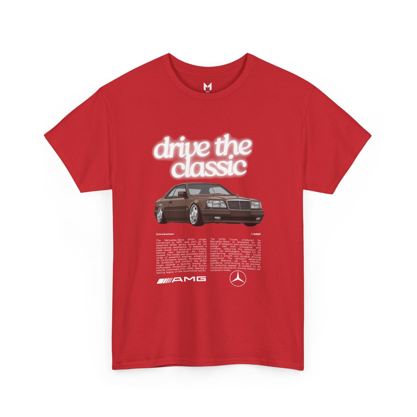 Vintage Retro Unisex Tee - MB W124 Classic