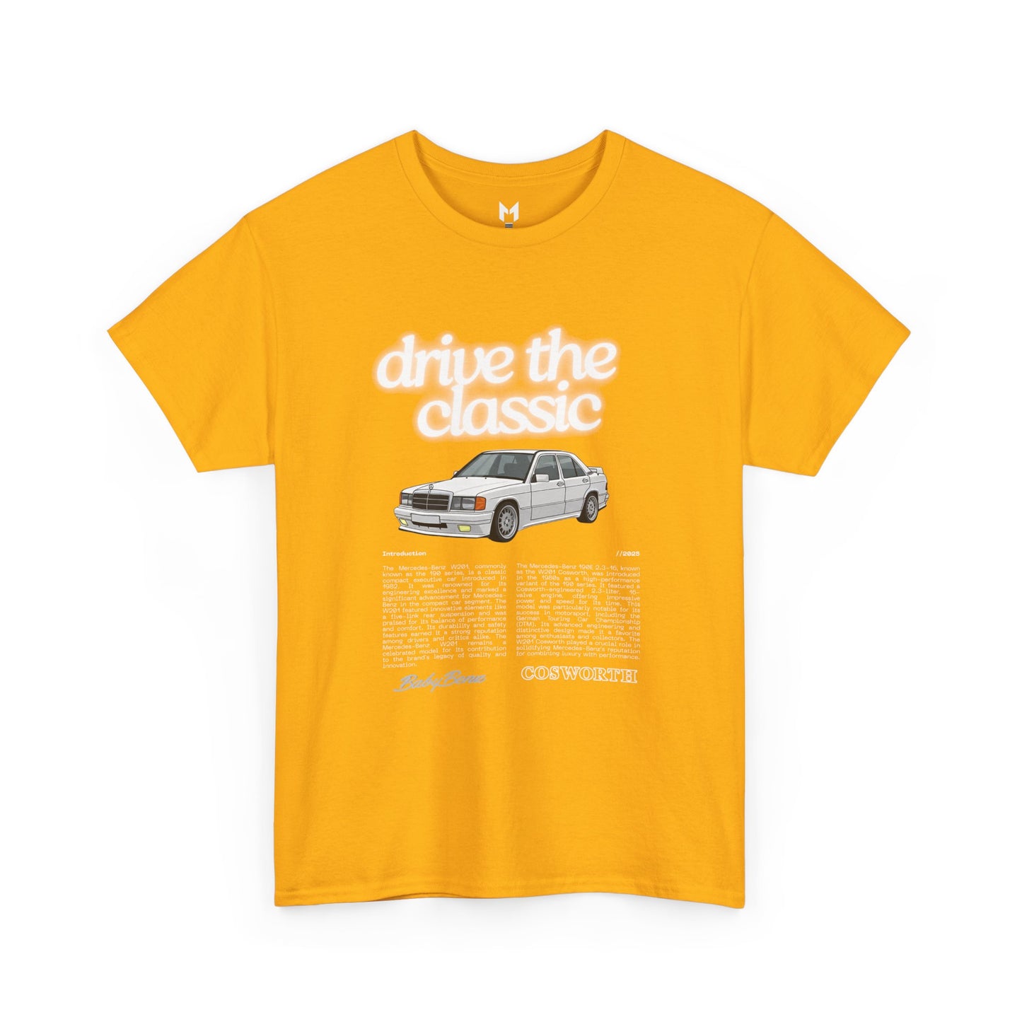Vintage Retro Unisex Tee - Classic w201 Design