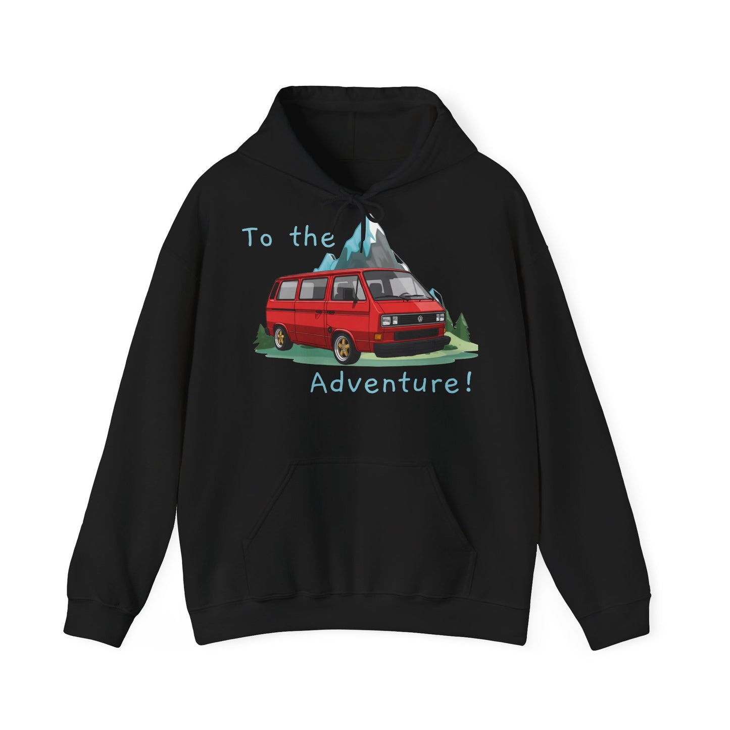 Van Trip Retro Mountain Hooded Sweatshirt