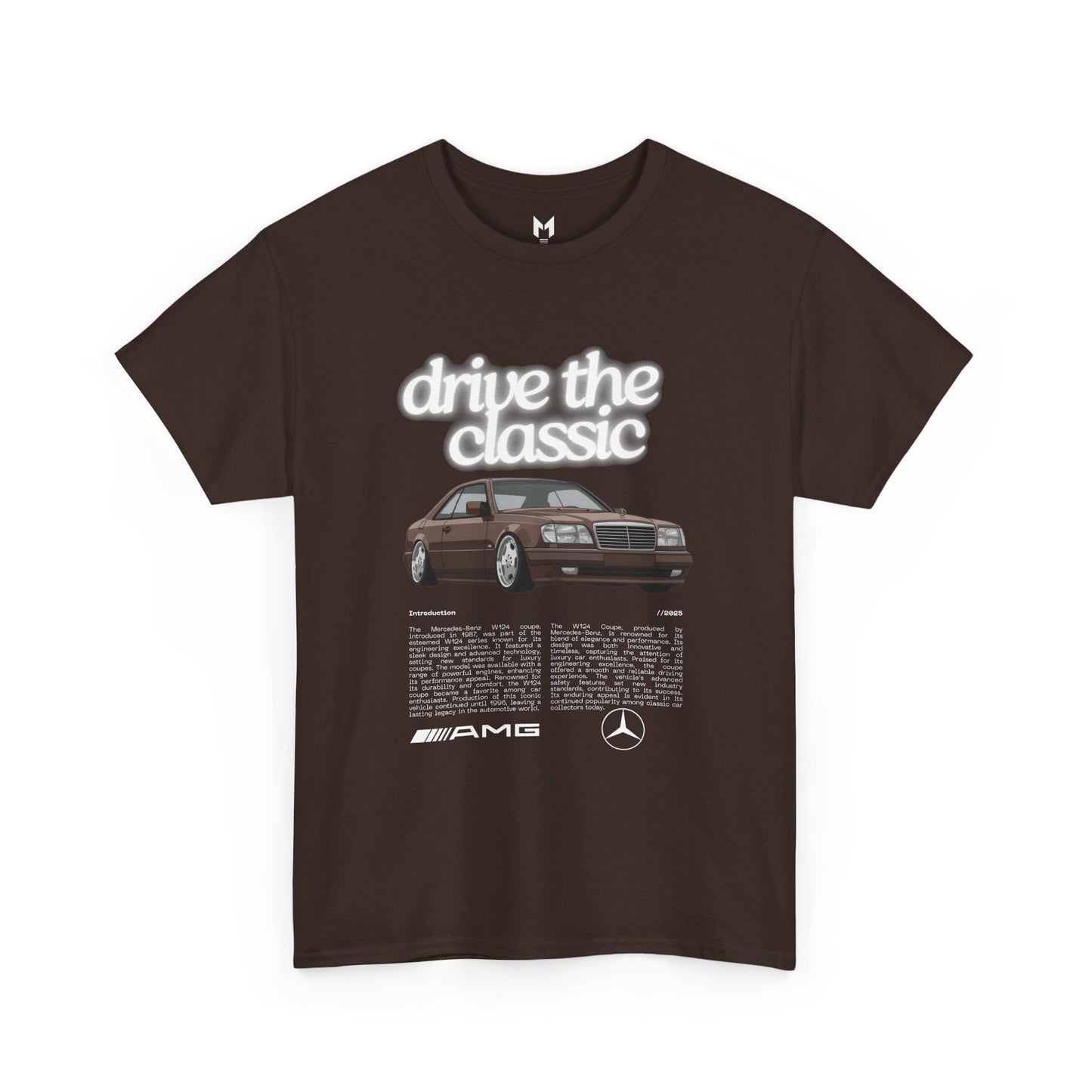 Vintage Retro Unisex Tee - MB W124 Classic
