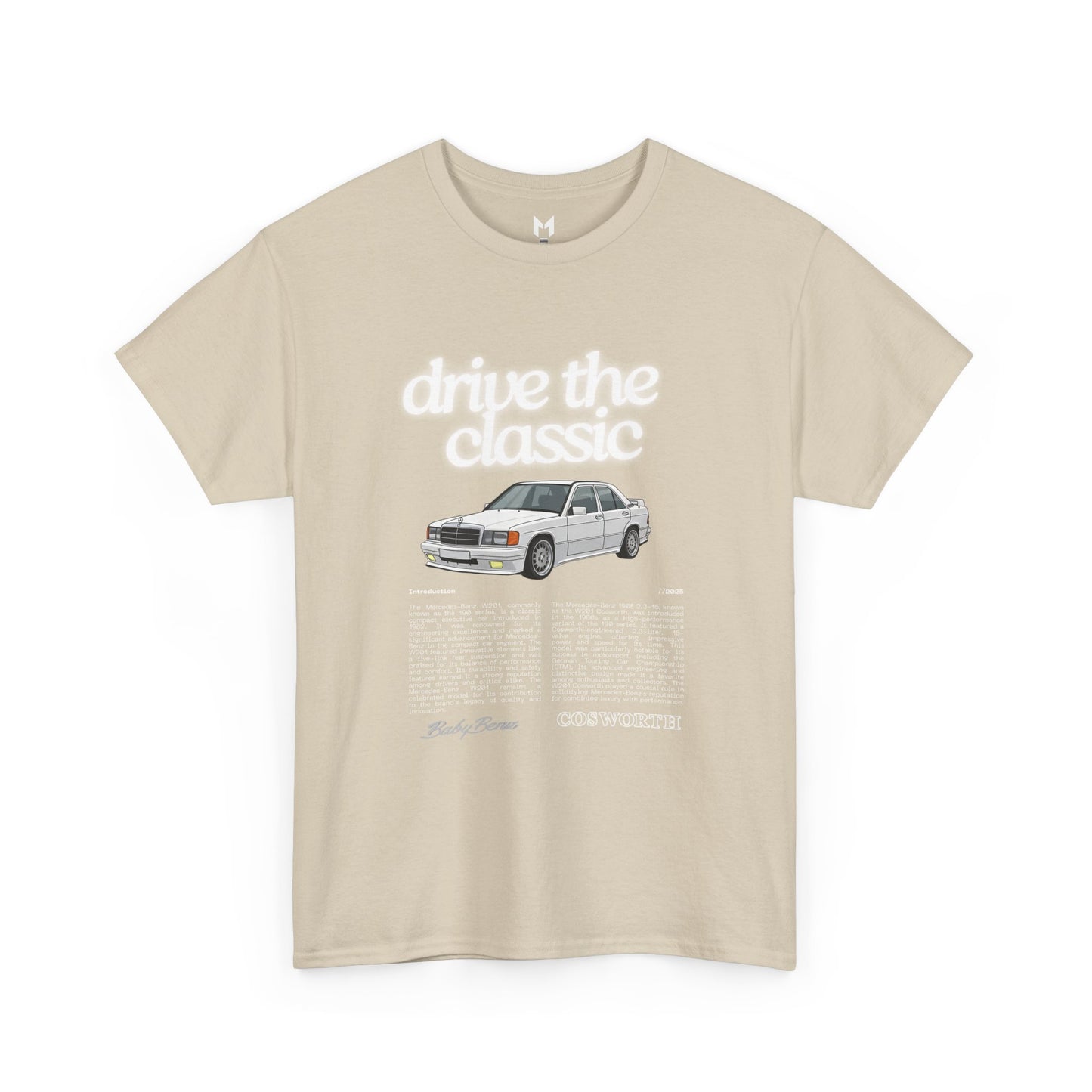 Vintage Retro Unisex Tee - Classic w201 Design