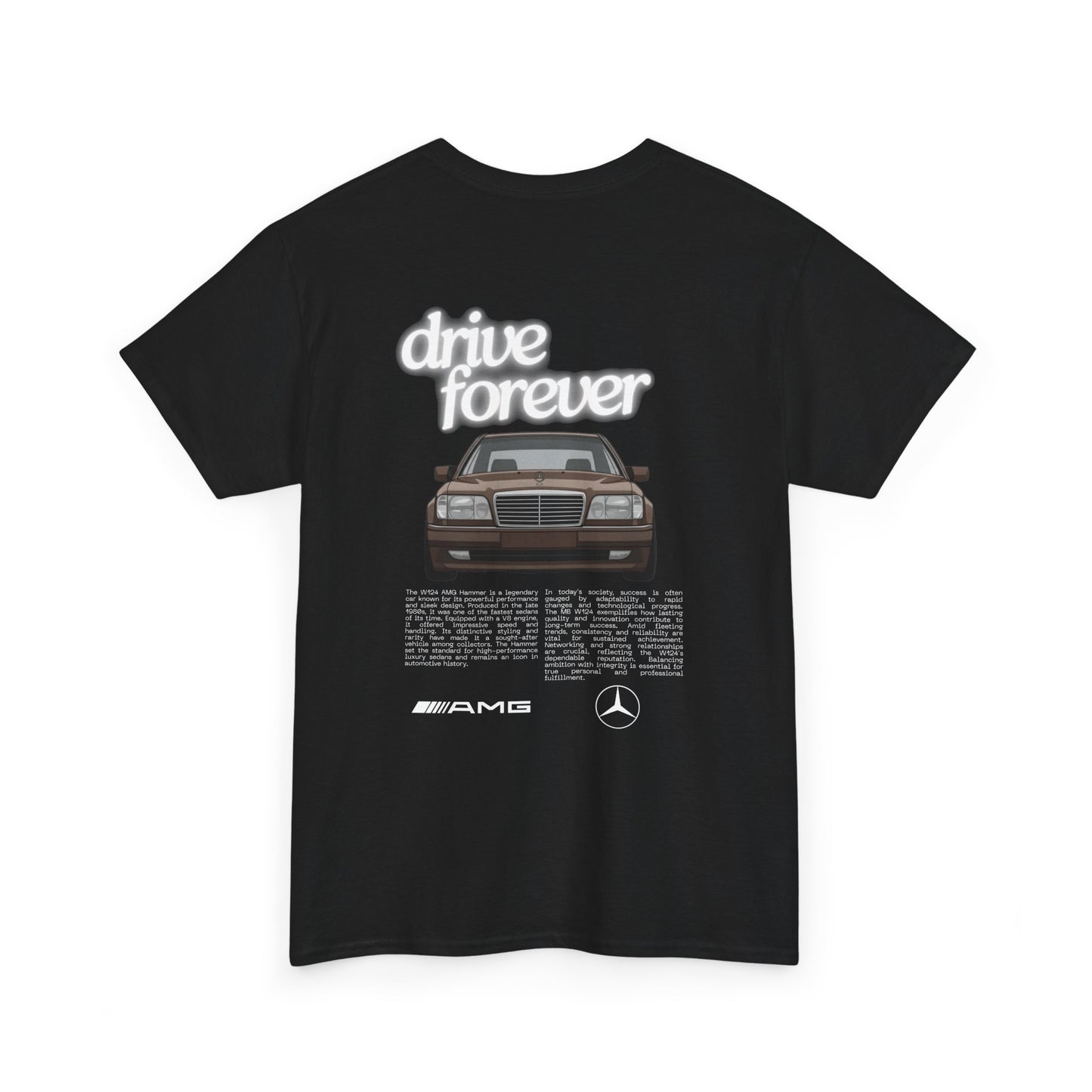 Vintage Retro Unisex Tee - MB W124 Classic