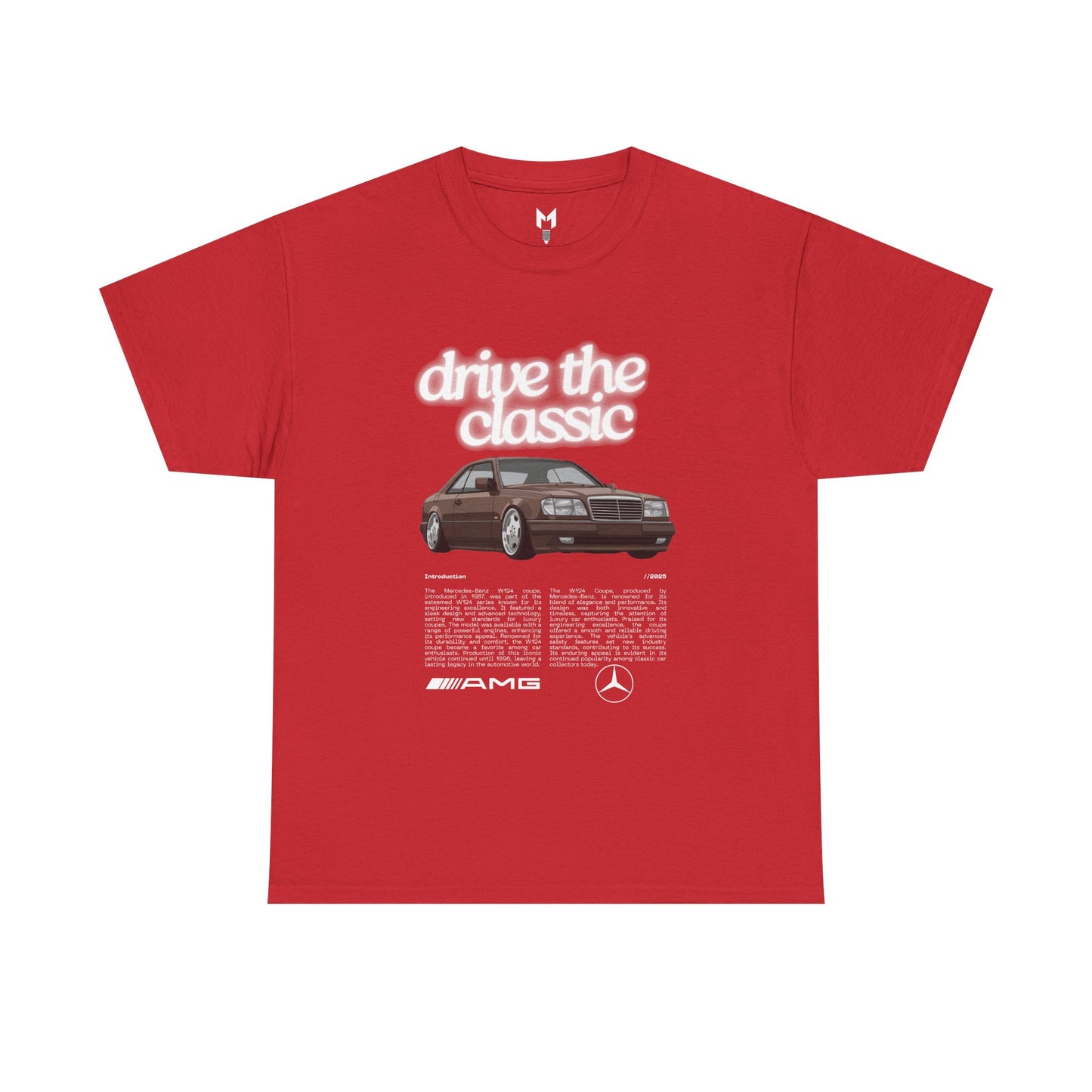 Vintage Retro Unisex Tee - MB W124 Classic