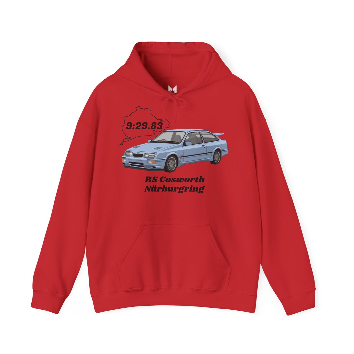Hooded Sweatshirt - RS Cosworth Track Nurburgring Race