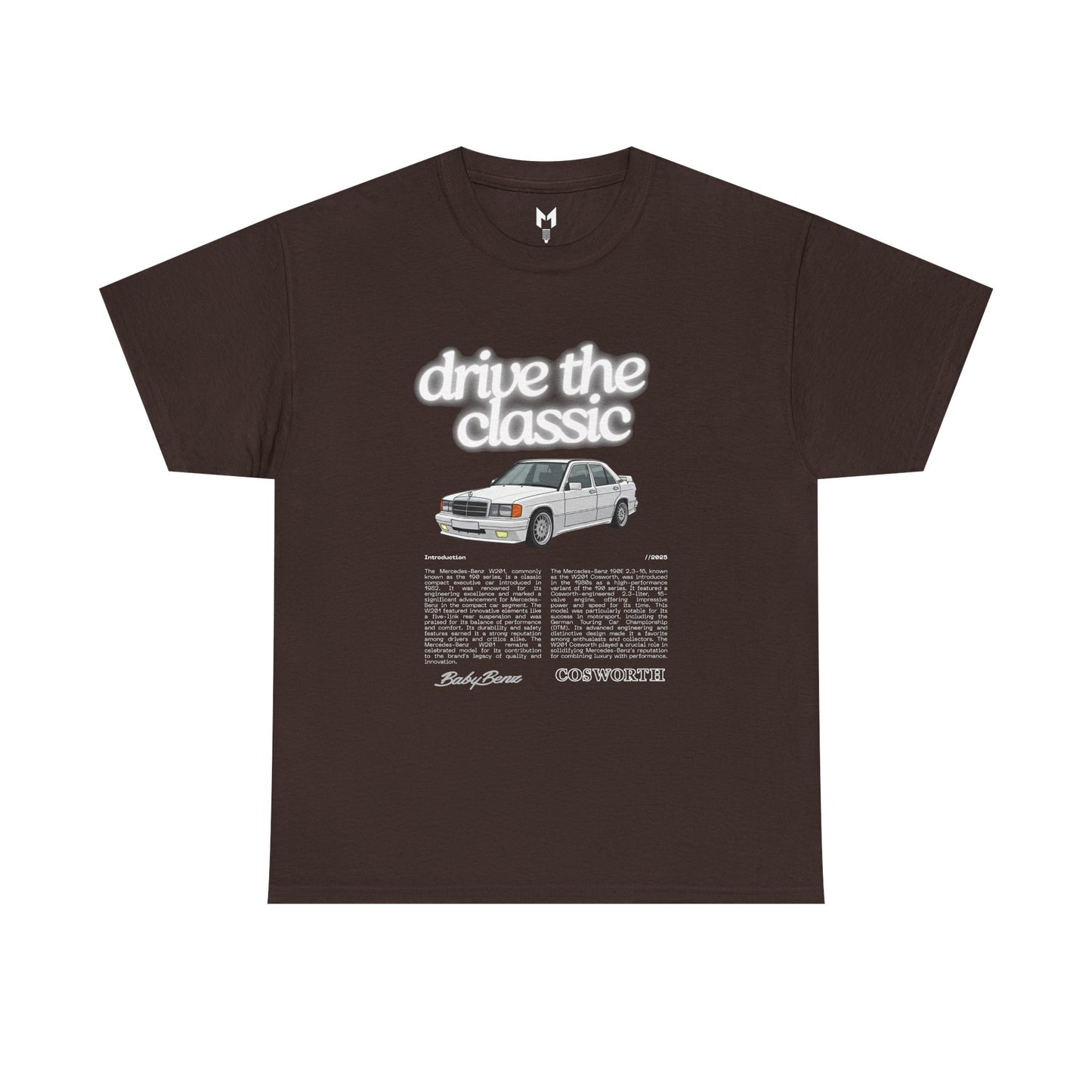 Vintage Retro Unisex Tee - Classic w201 Design
