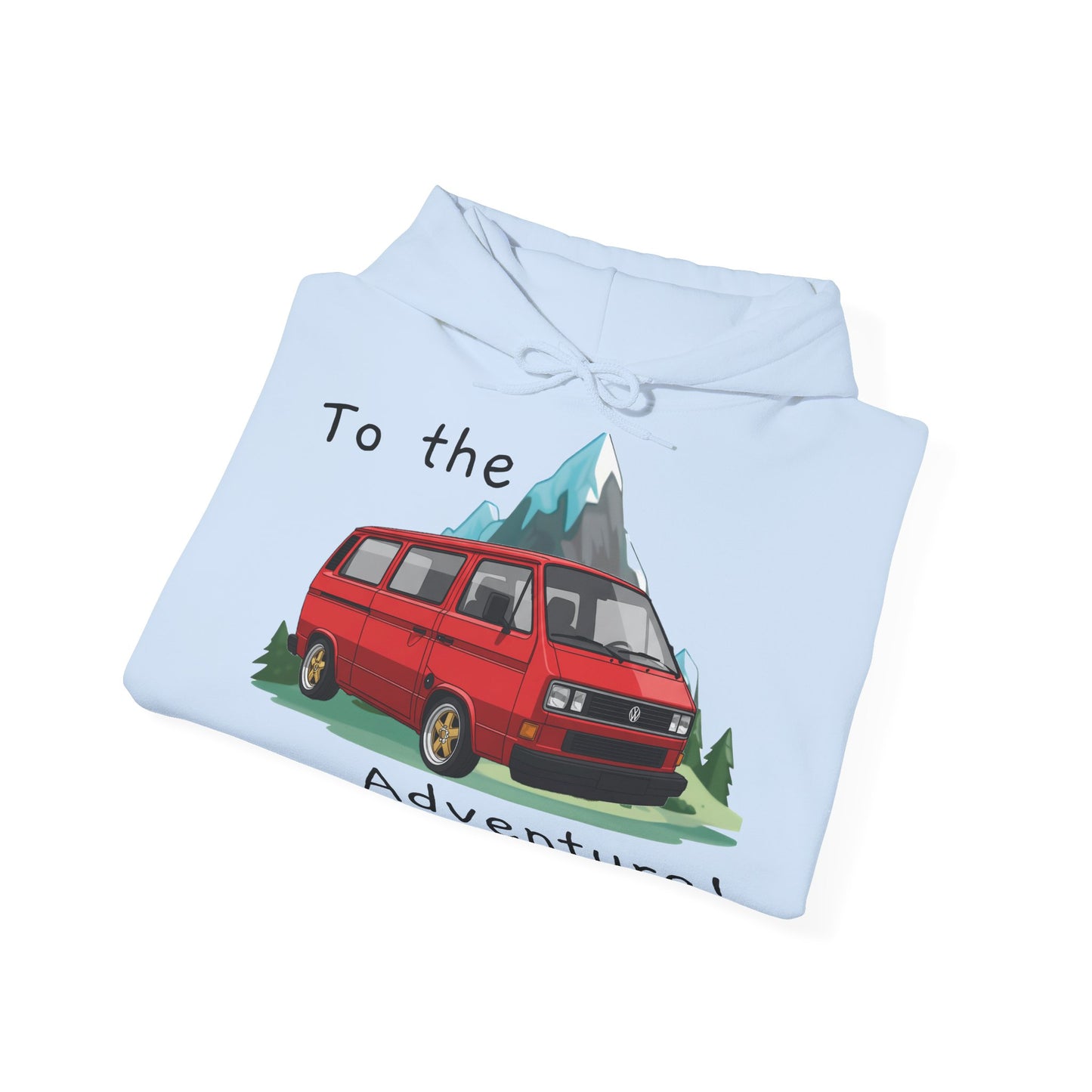 Van Trip Retro Mountain Hooded Sweatshirt