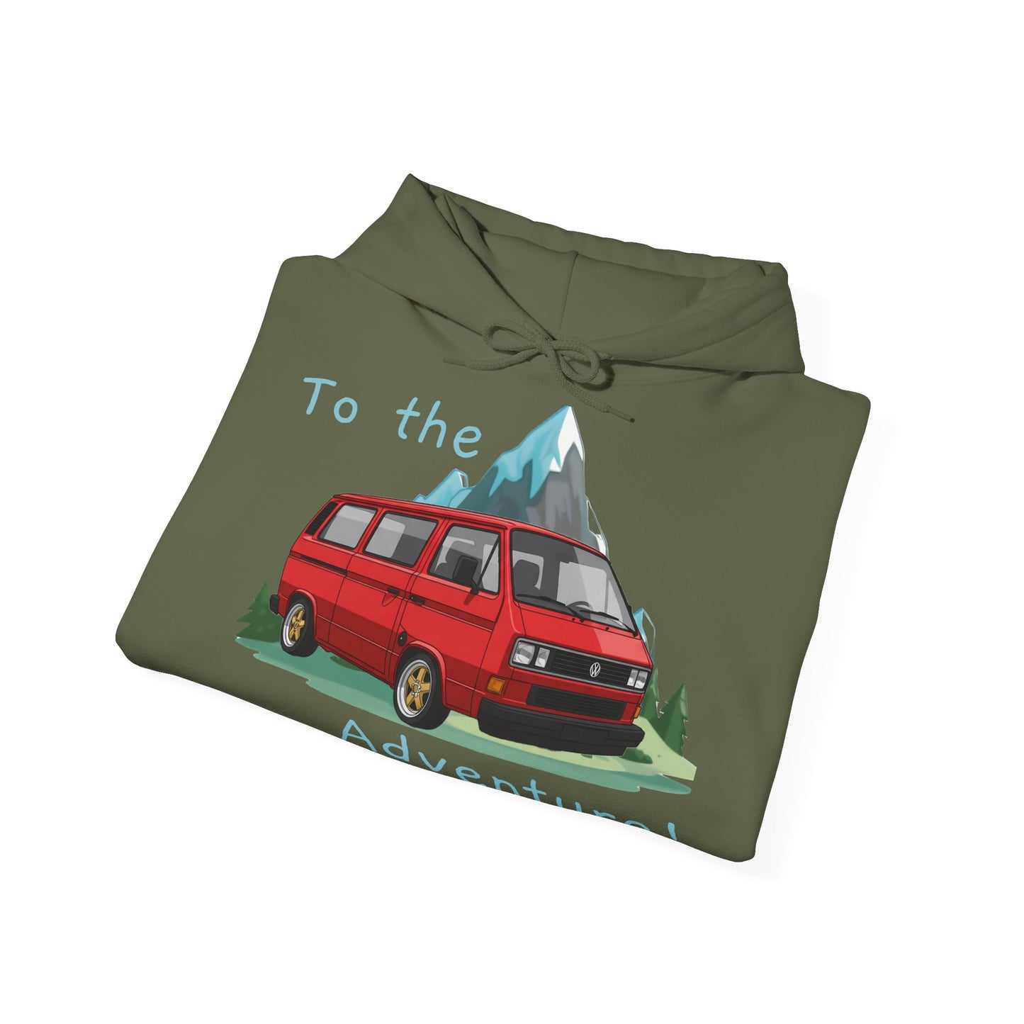 Van Trip Retro Mountain Hooded Sweatshirt