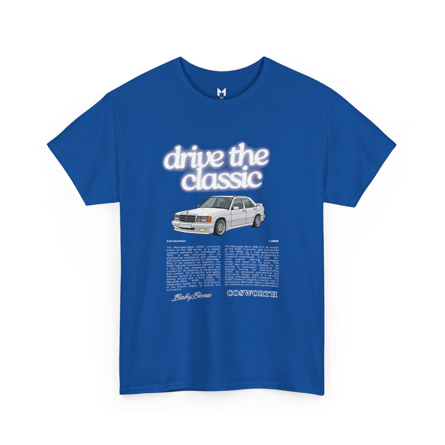 Vintage Retro Unisex Tee - Classic w201 Design