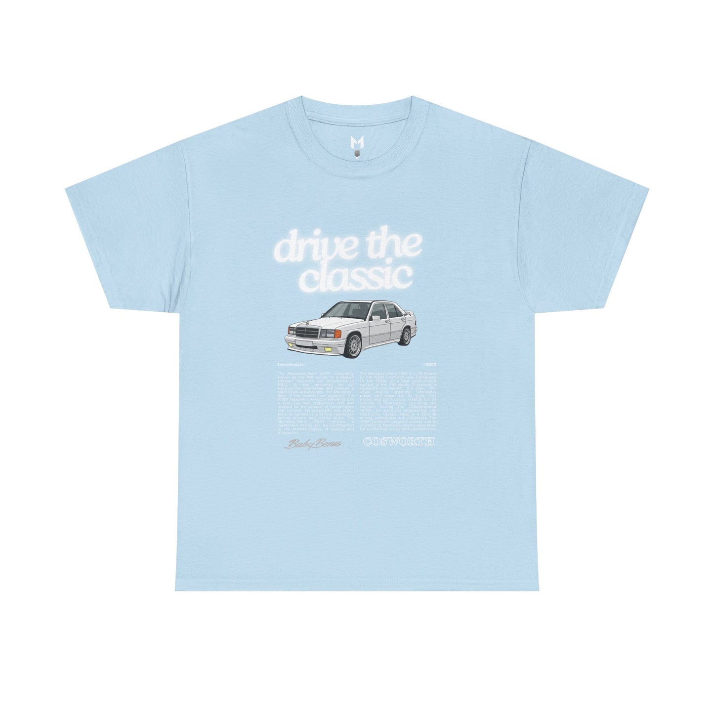 Vintage Retro Unisex Tee - Classic w201 Design