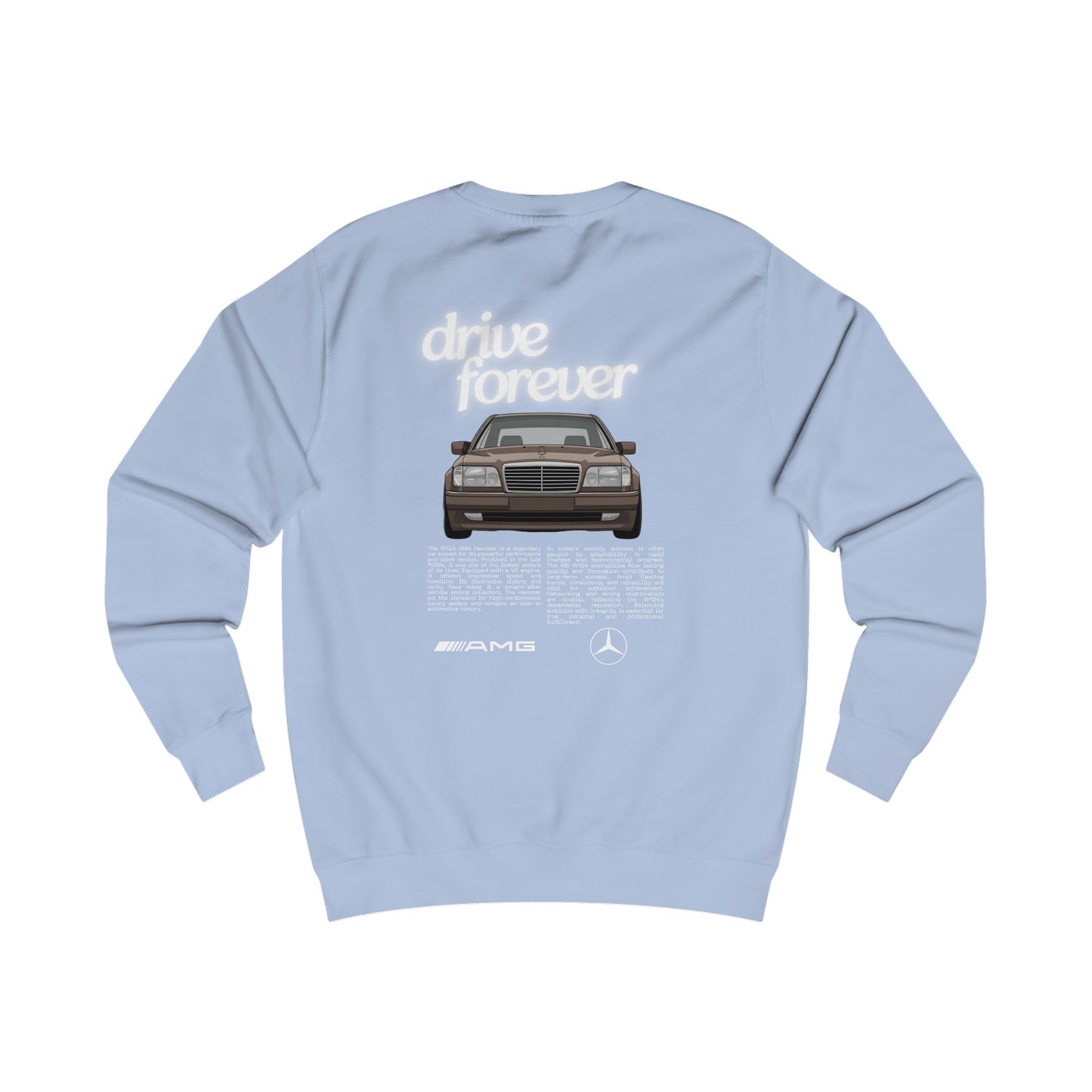 Vintage Classic Unisex Sweatshirt - MB W124 Coupe Retro Design