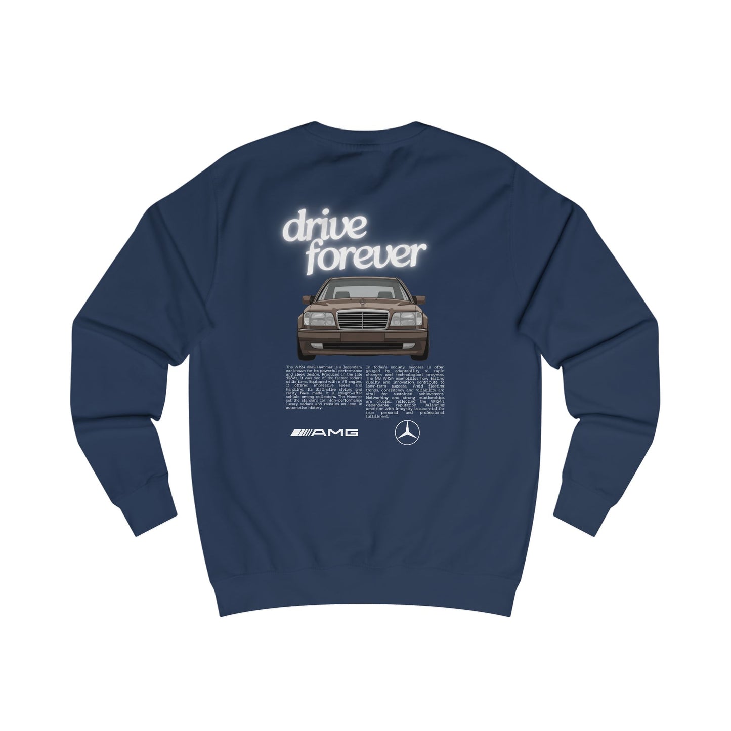 Vintage Classic Unisex Sweatshirt - MB W124 Coupe Retro Design