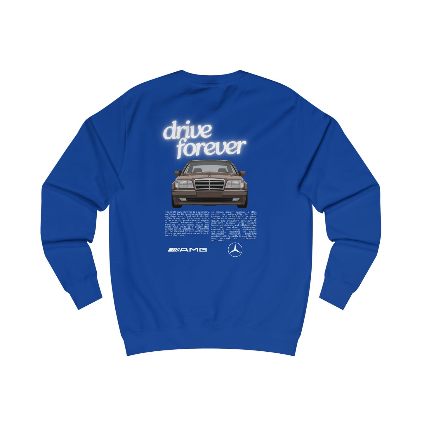 Vintage Classic Unisex Sweatshirt - MB W124 Coupe Retro Design
