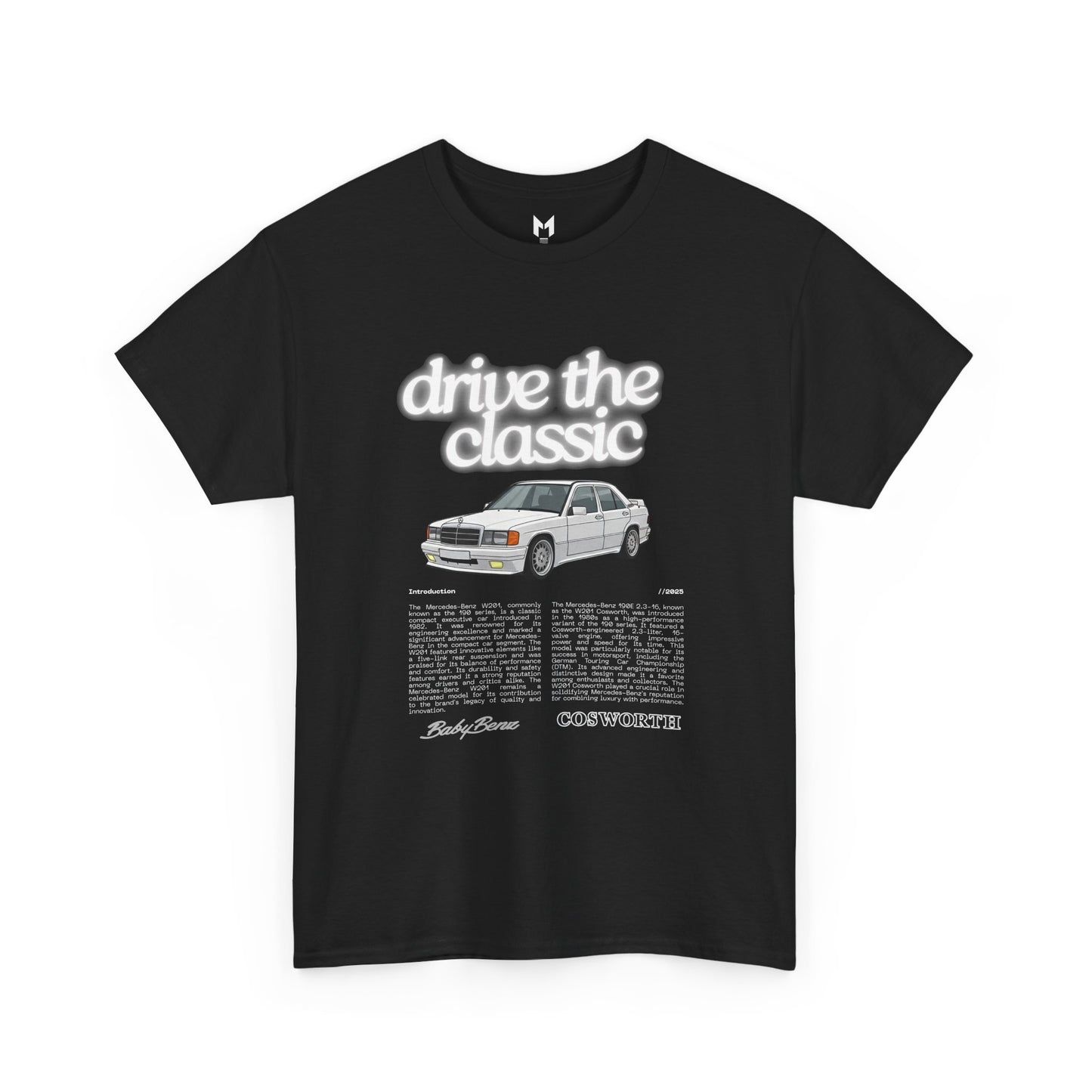 Vintage Retro Unisex Tee - Classic w201 Design