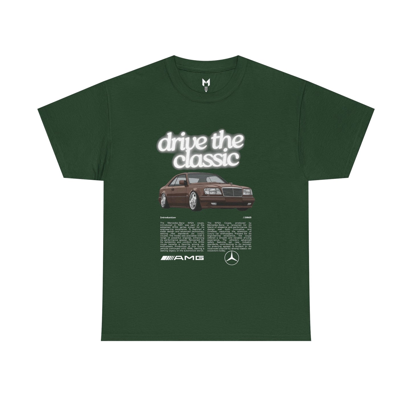 Vintage Retro Unisex Tee - MB W124 Classic
